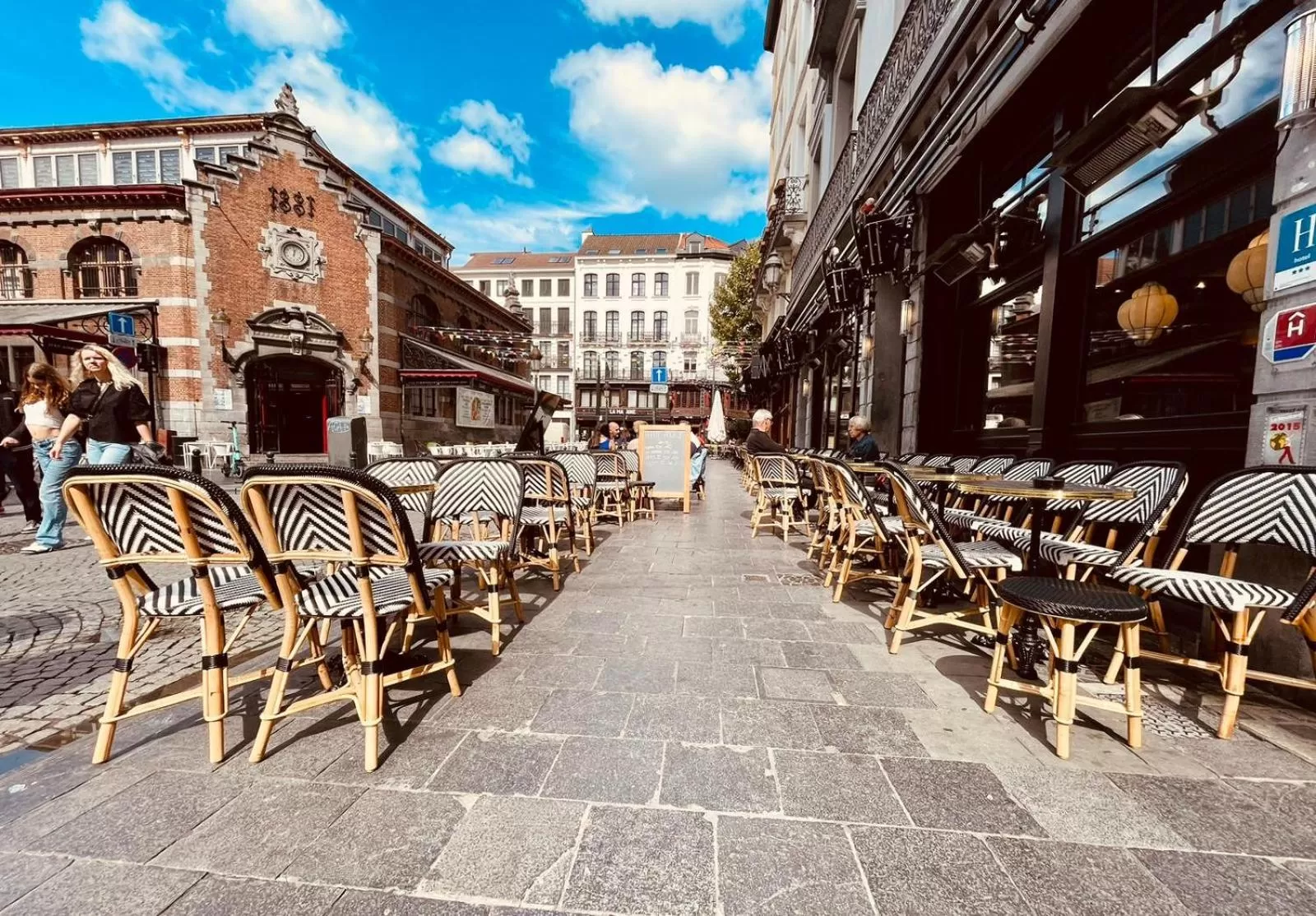 Patio in Boutique Hotel Saint-Géry