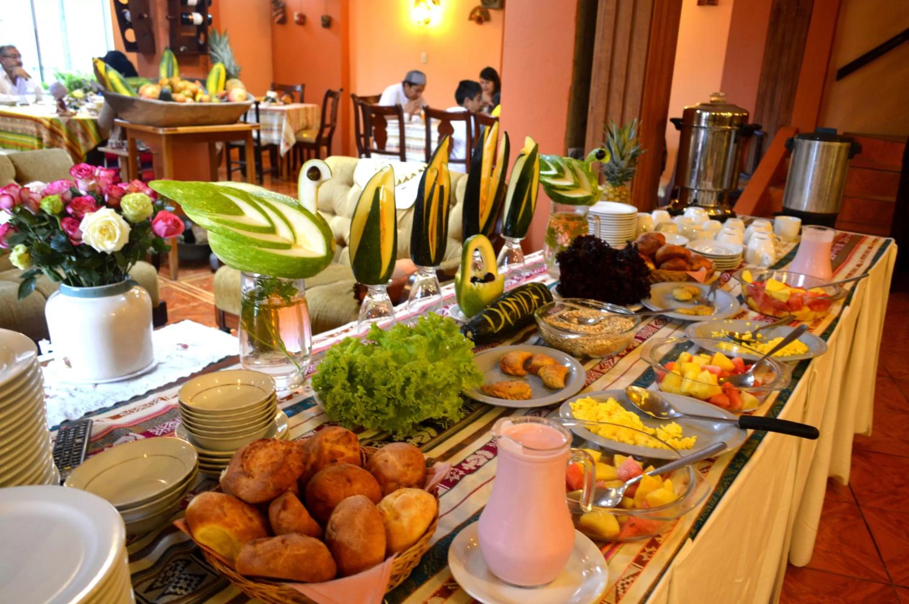 Buffet breakfast in Hotel Donde Ivan