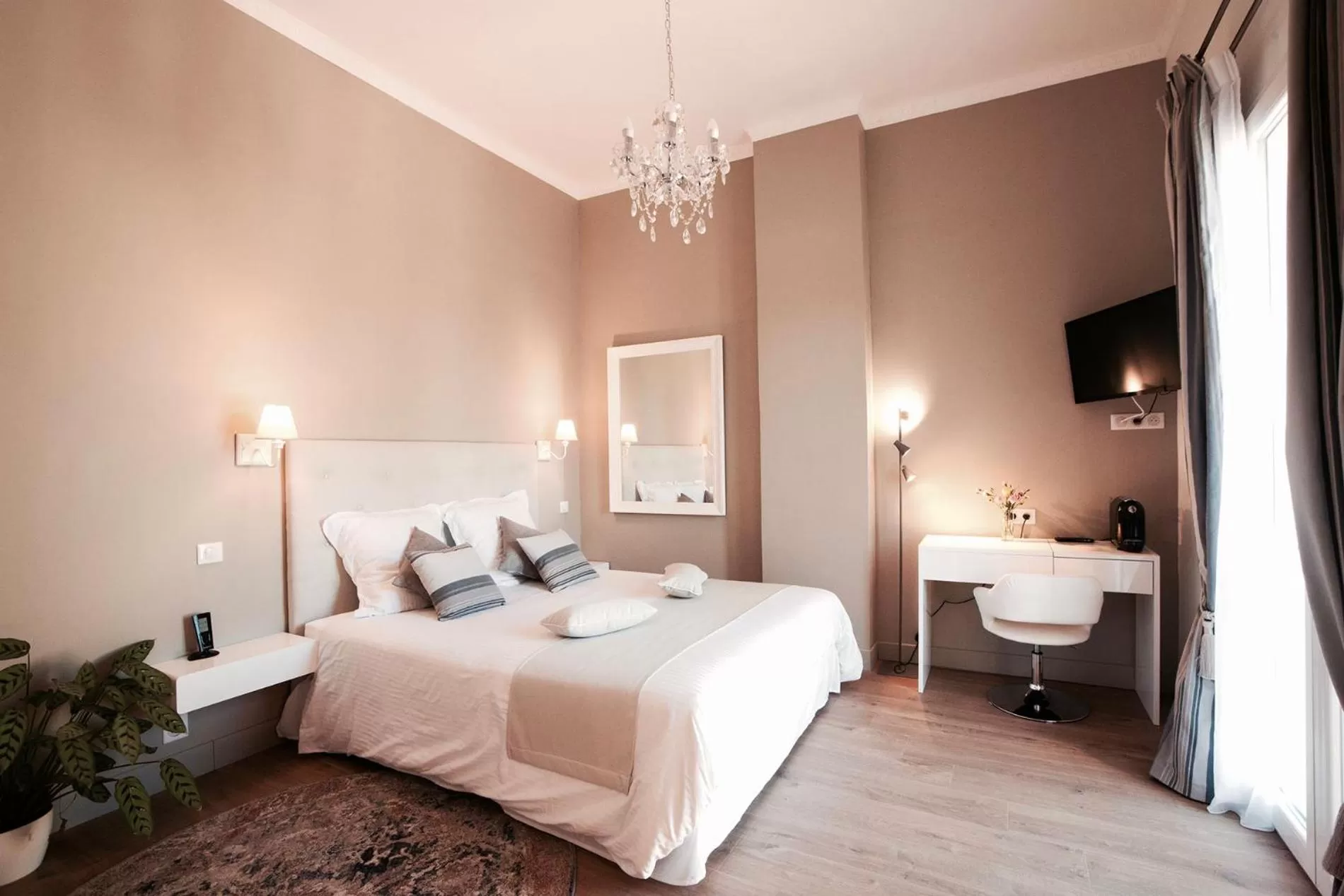 Bed in La Domitia - Maison d'hôtes, massages & bien-être