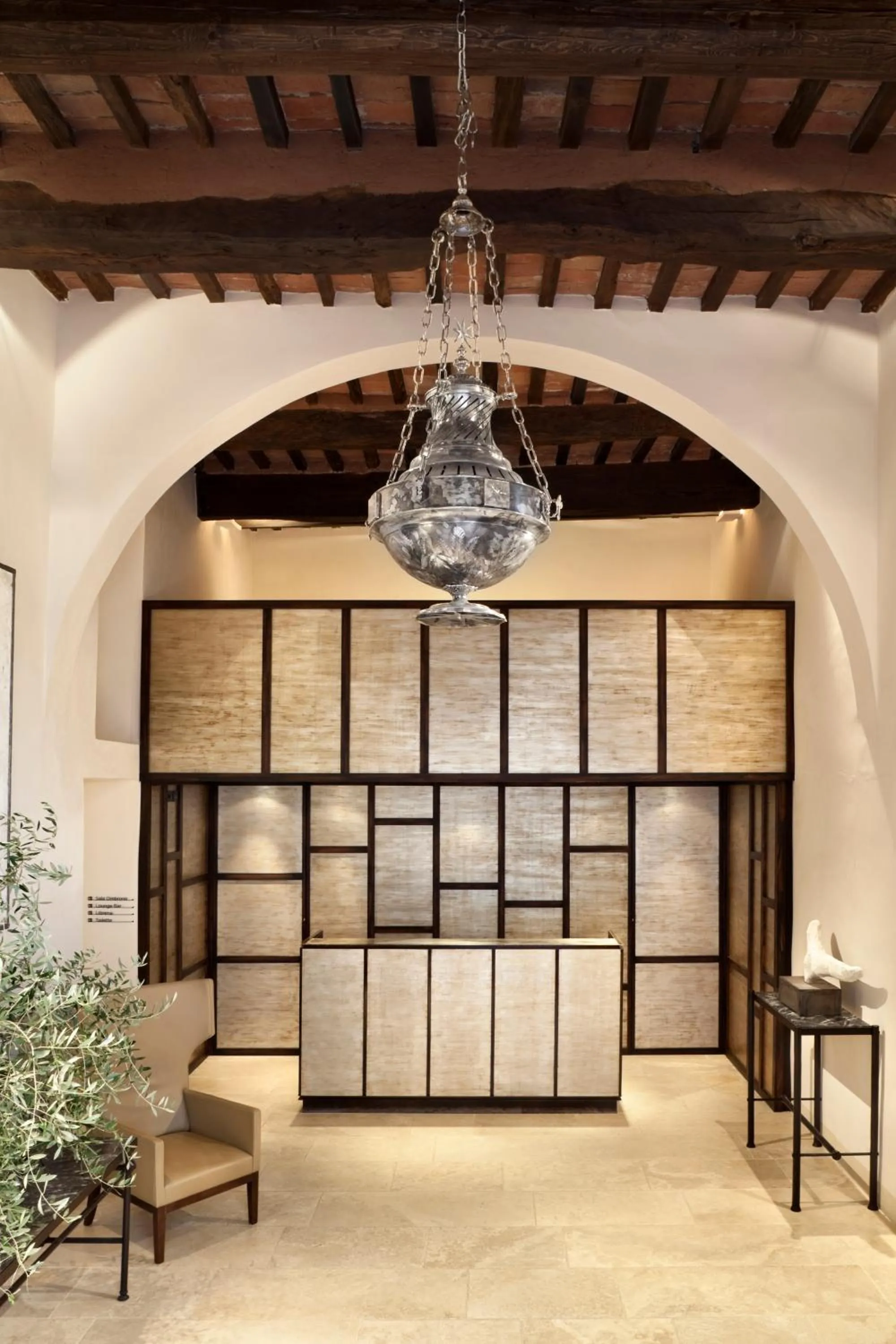 Lobby or reception in Castel Monastero - The Leading Hotels of the World