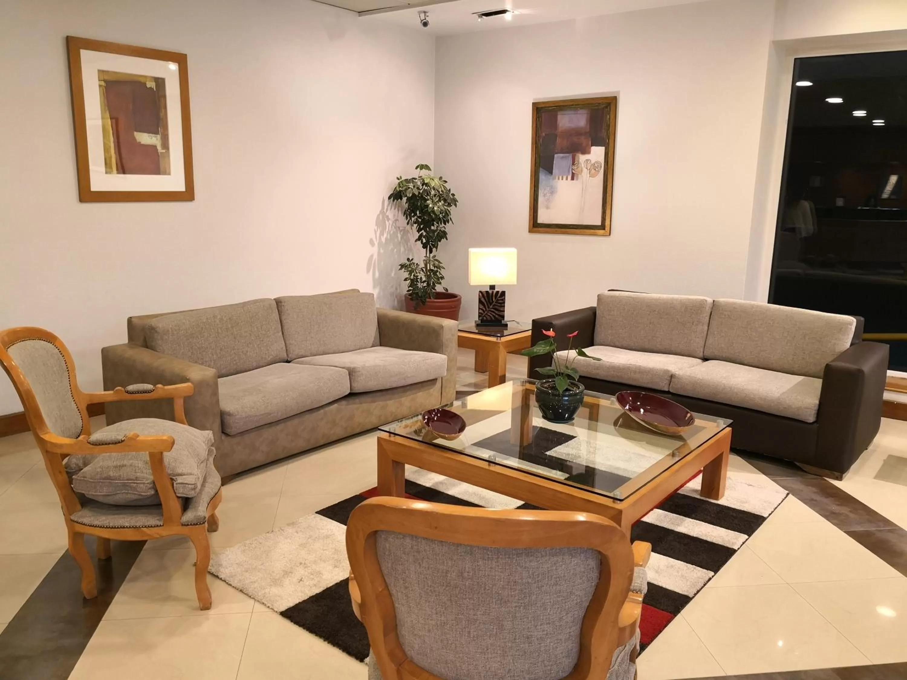 Lobby or reception in Hotel Diego De Almagro Rancagua