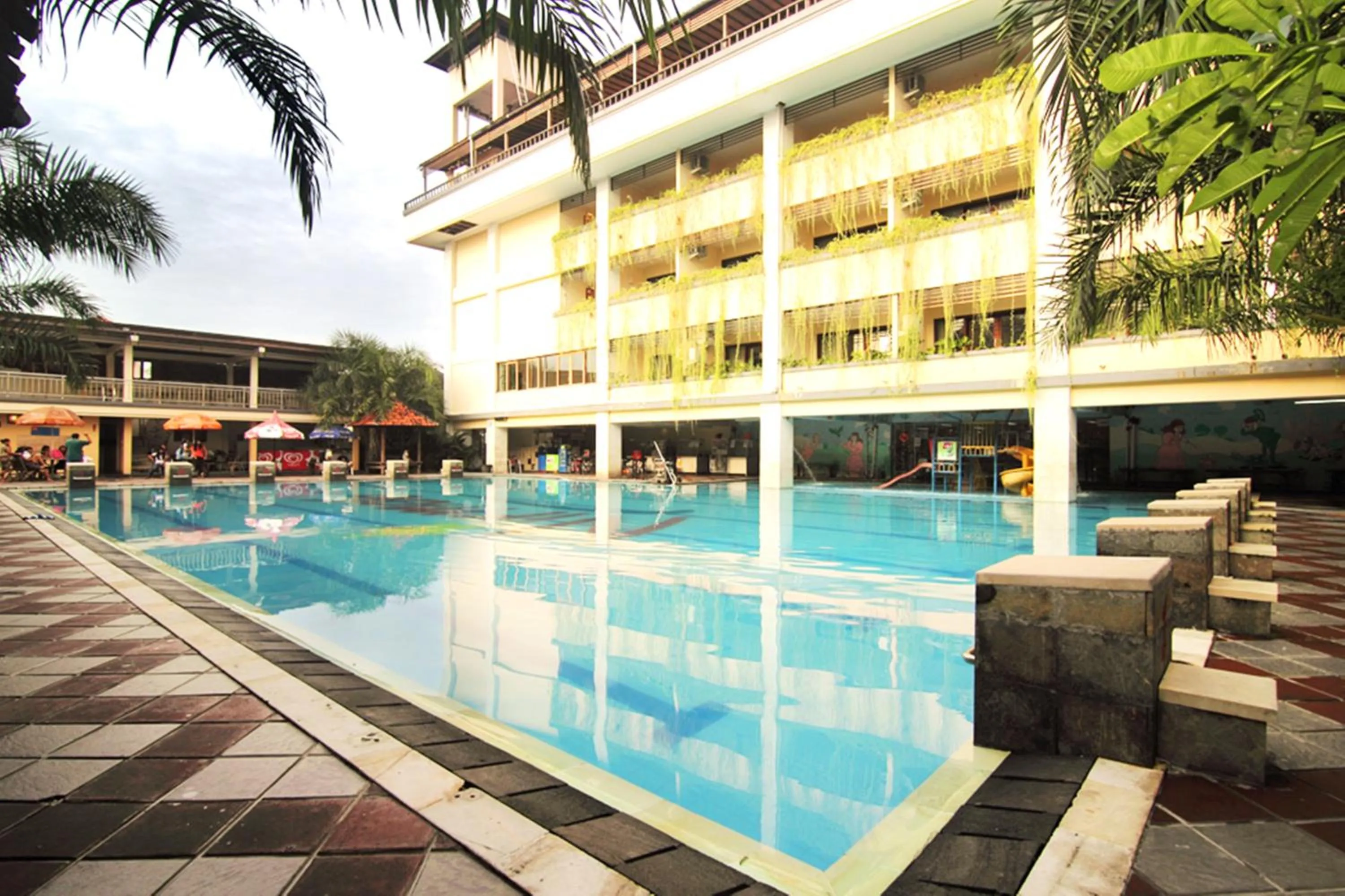 Swimming pool in Nirmala Hotel & Convention Centre