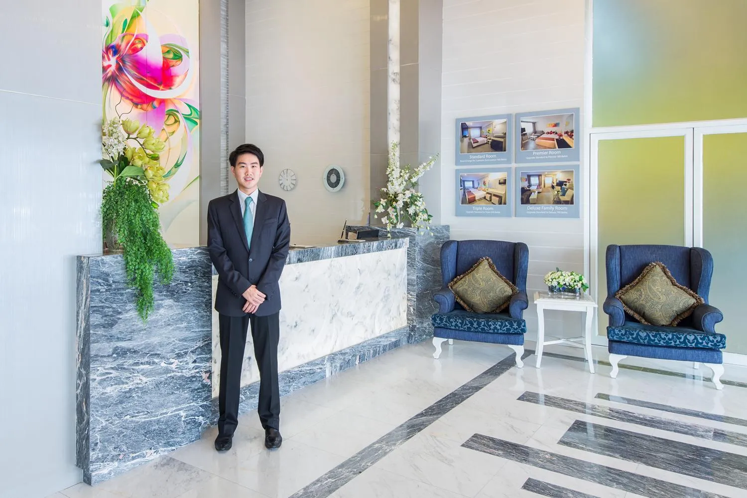 Lobby or reception in Pratunam City Inn