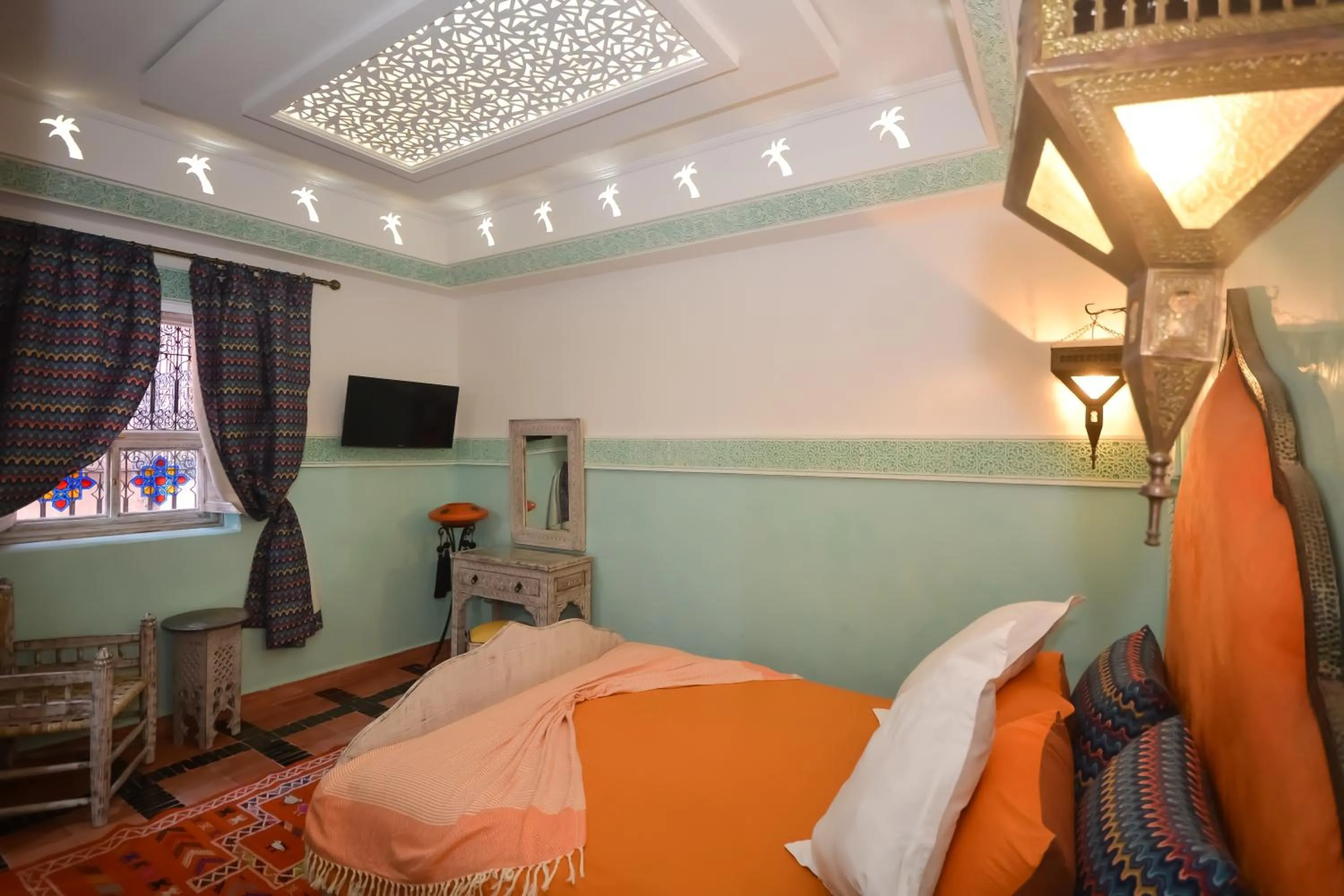 Bedroom, Bed in Riad Eloise