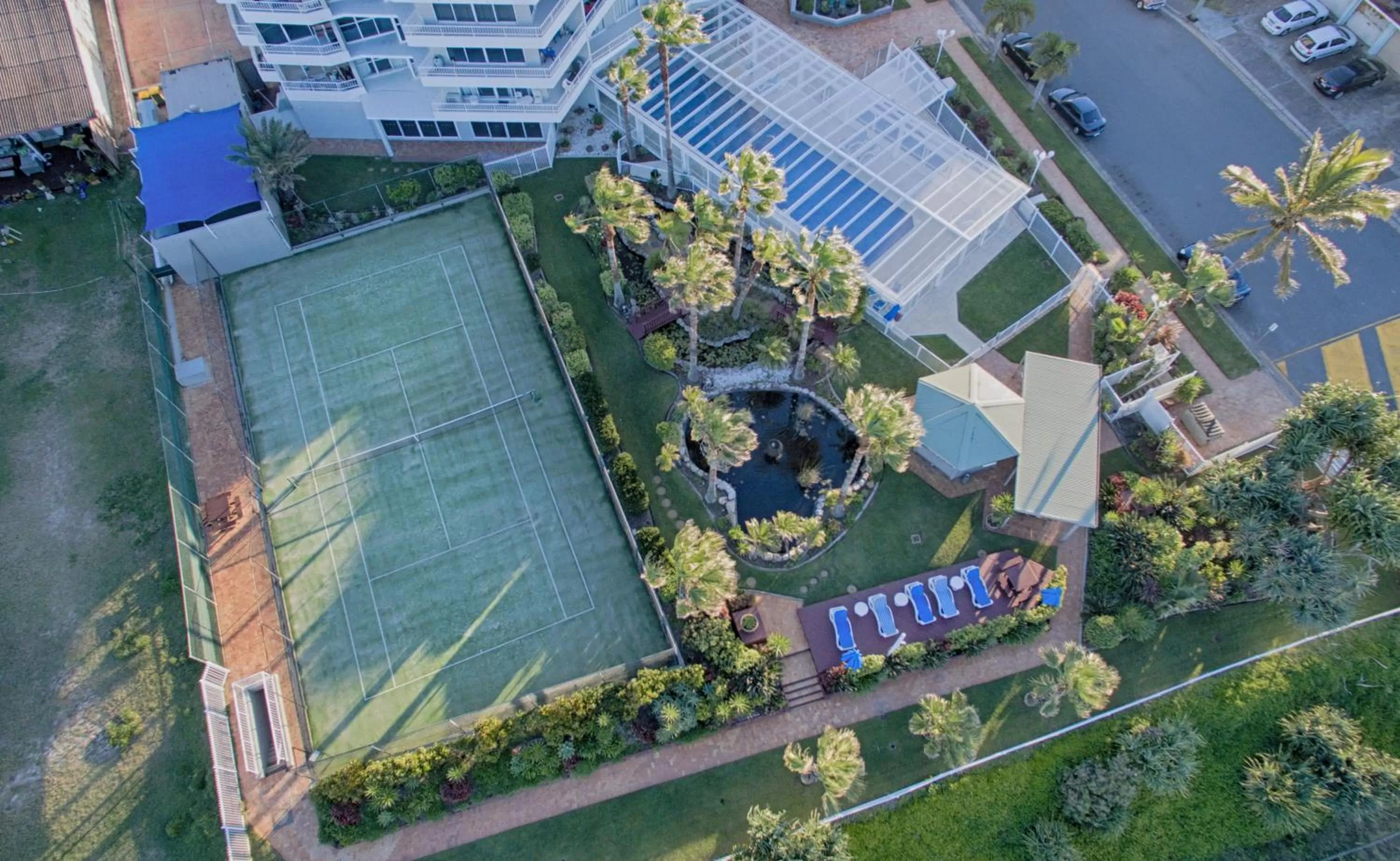 Bird's eye view in 19th Avenue on the Beach