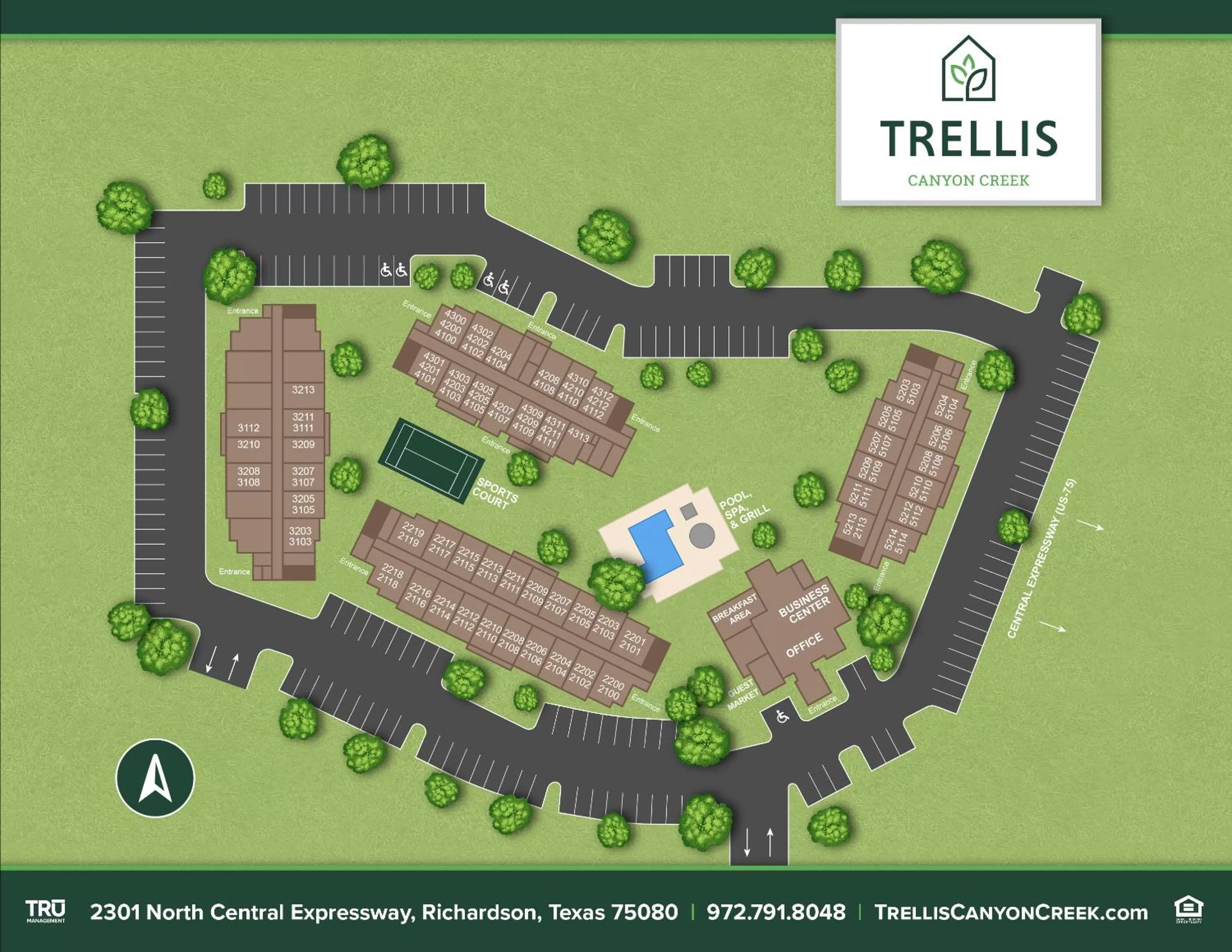 Floor Plan in Trellis Canyon Creek/Richardson