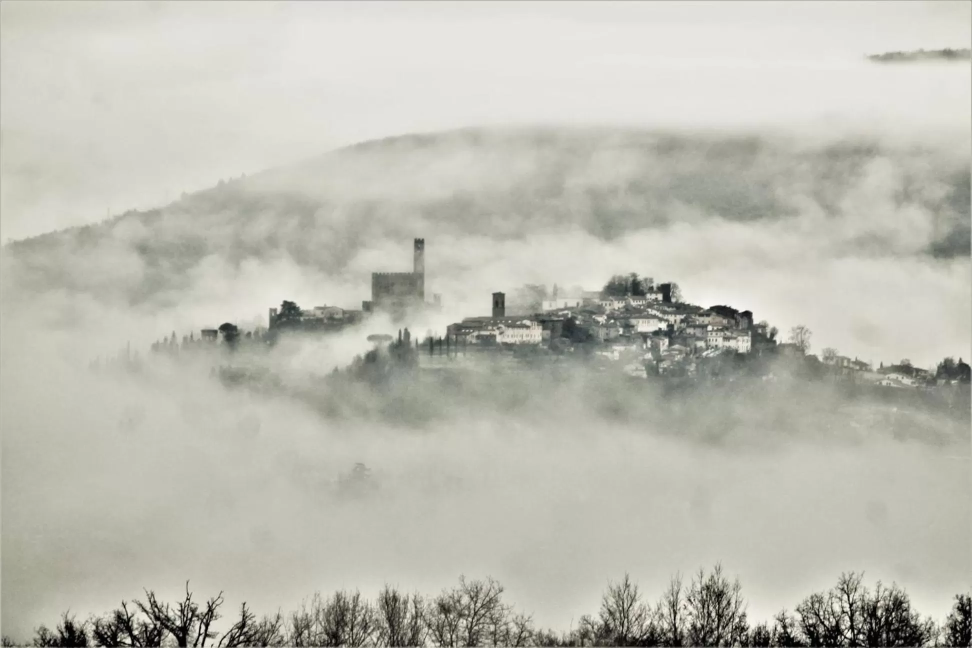 Natural landscape, Winter in B&B BORGHI