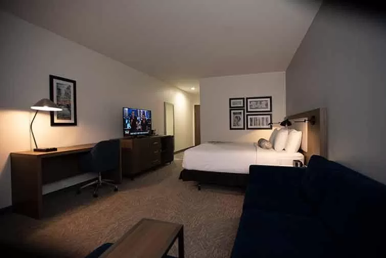 King Room with Tub with Grab Bars - Mobility and Hearing Impaired Access/Non-Smoking in La Quinta Inn & Suites by Wyndham Locust Grove