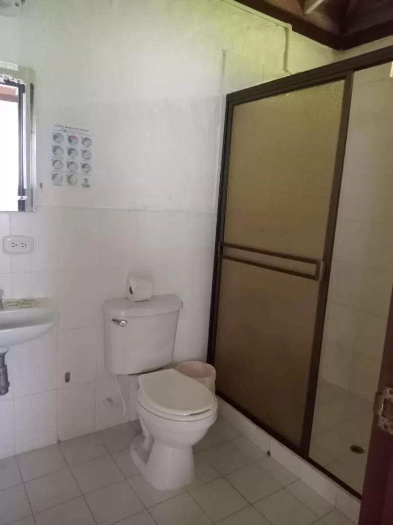 Bathroom in Finca Hotel Cabañas del parque