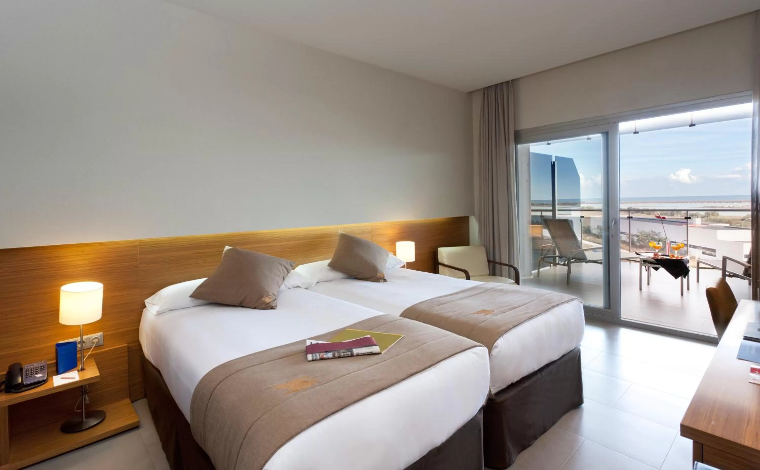 View (from property/room), Bed in Thalasia Costa de Murcia