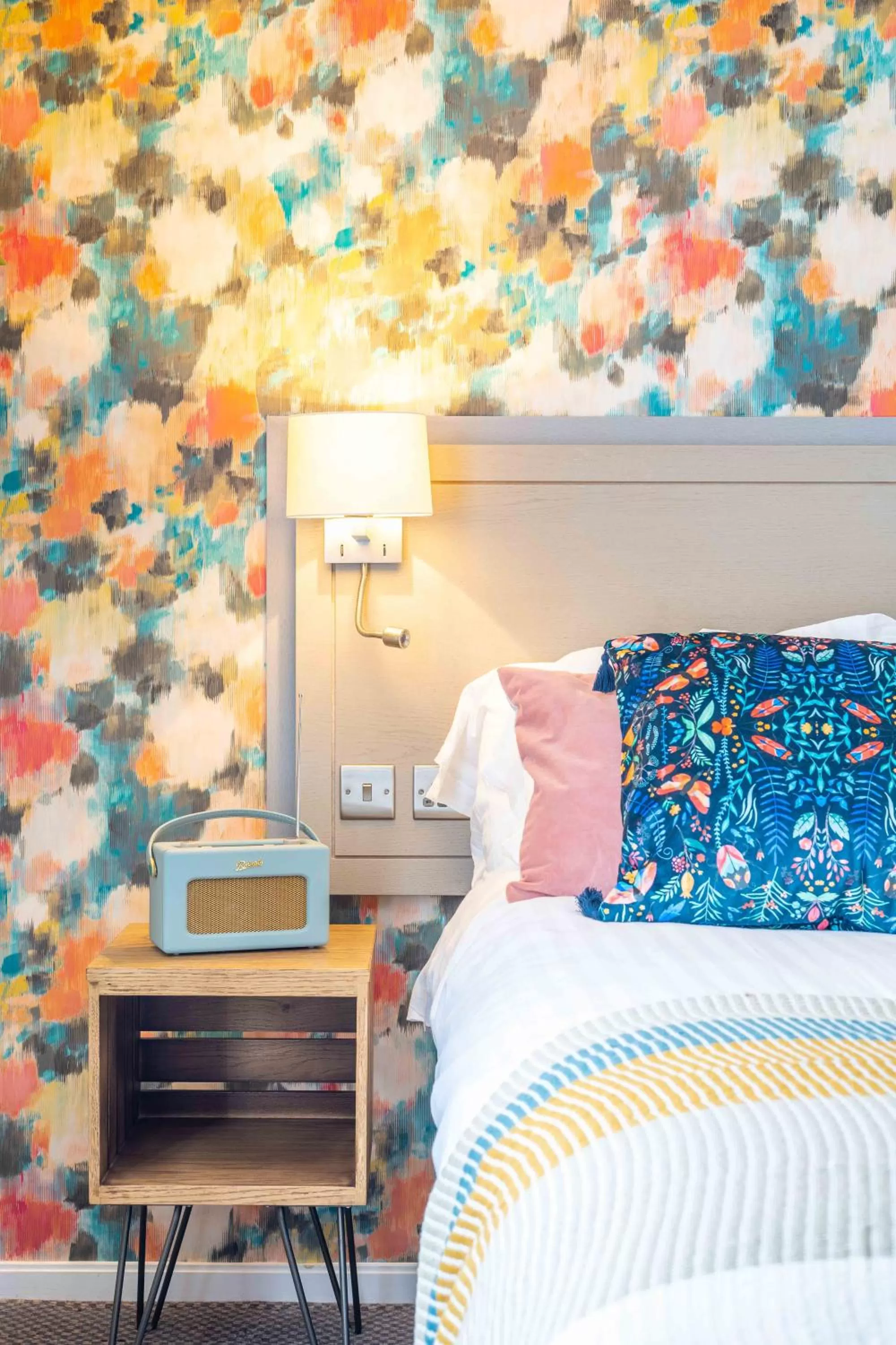 Bedroom, Bed in Hartford Hall on School Lane