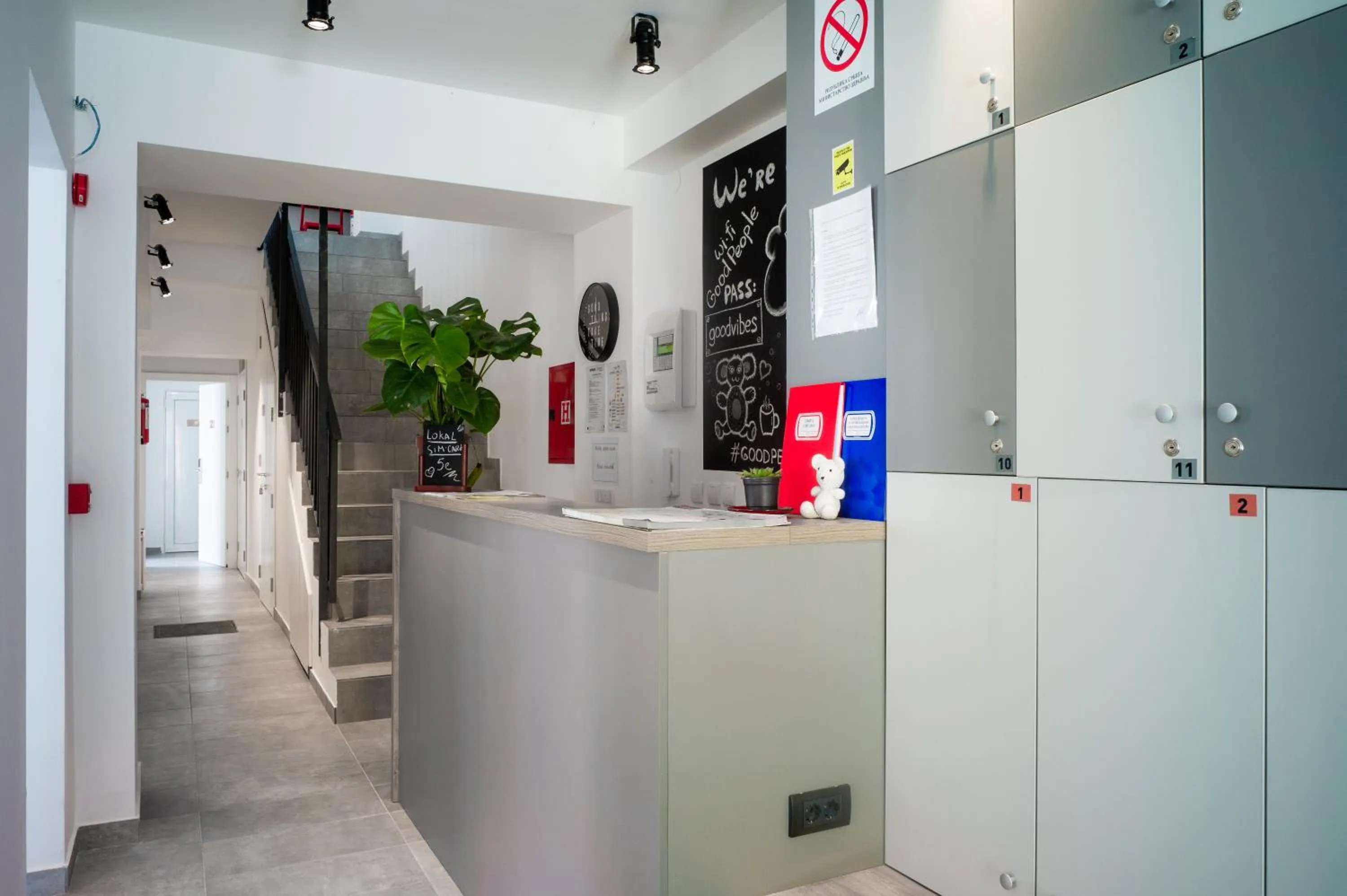 Lobby or reception in Good People Design Hostel