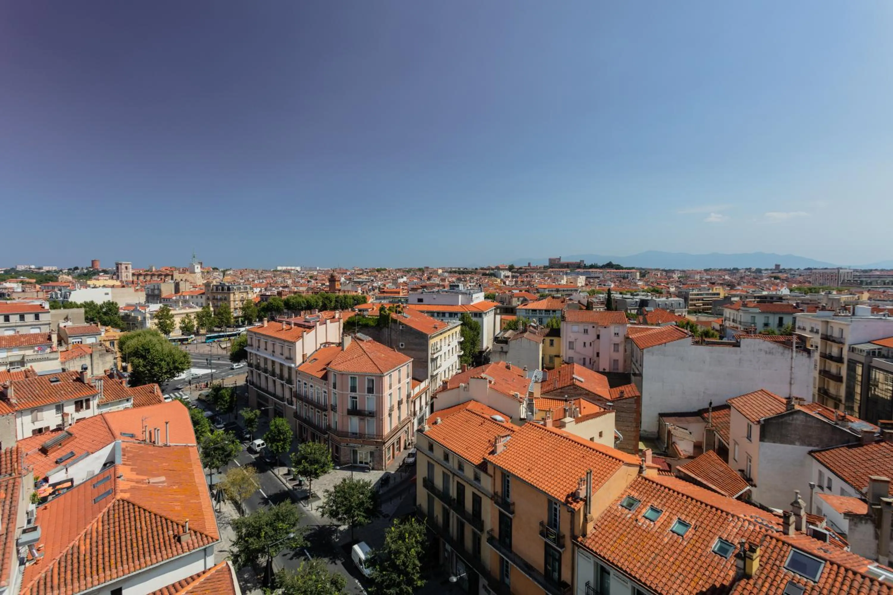 City view in Appart-Hôtel Mer & Golf City Perpignan Centre