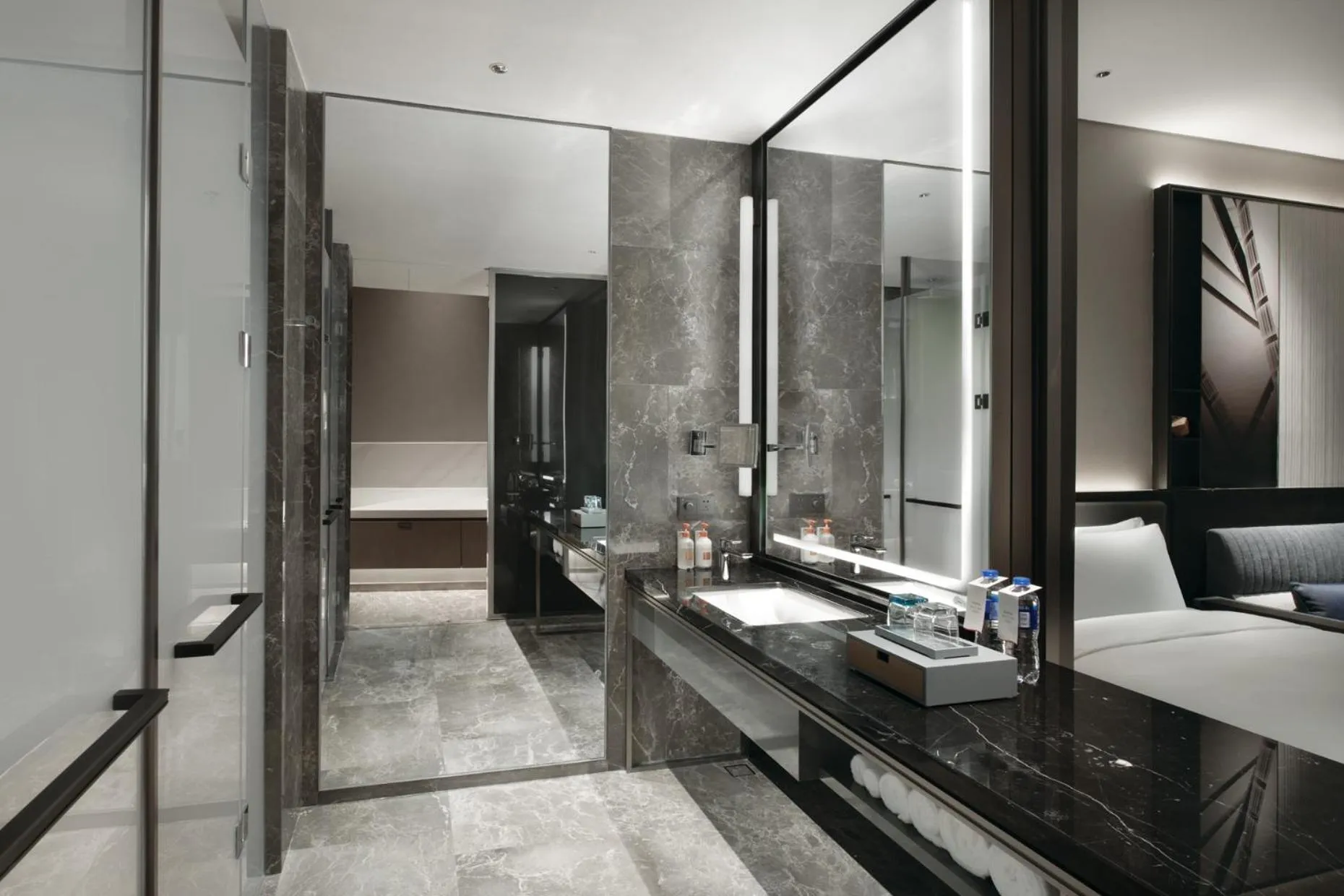 Bathroom in Crowne Plaza Hangzhou Science City by IHG