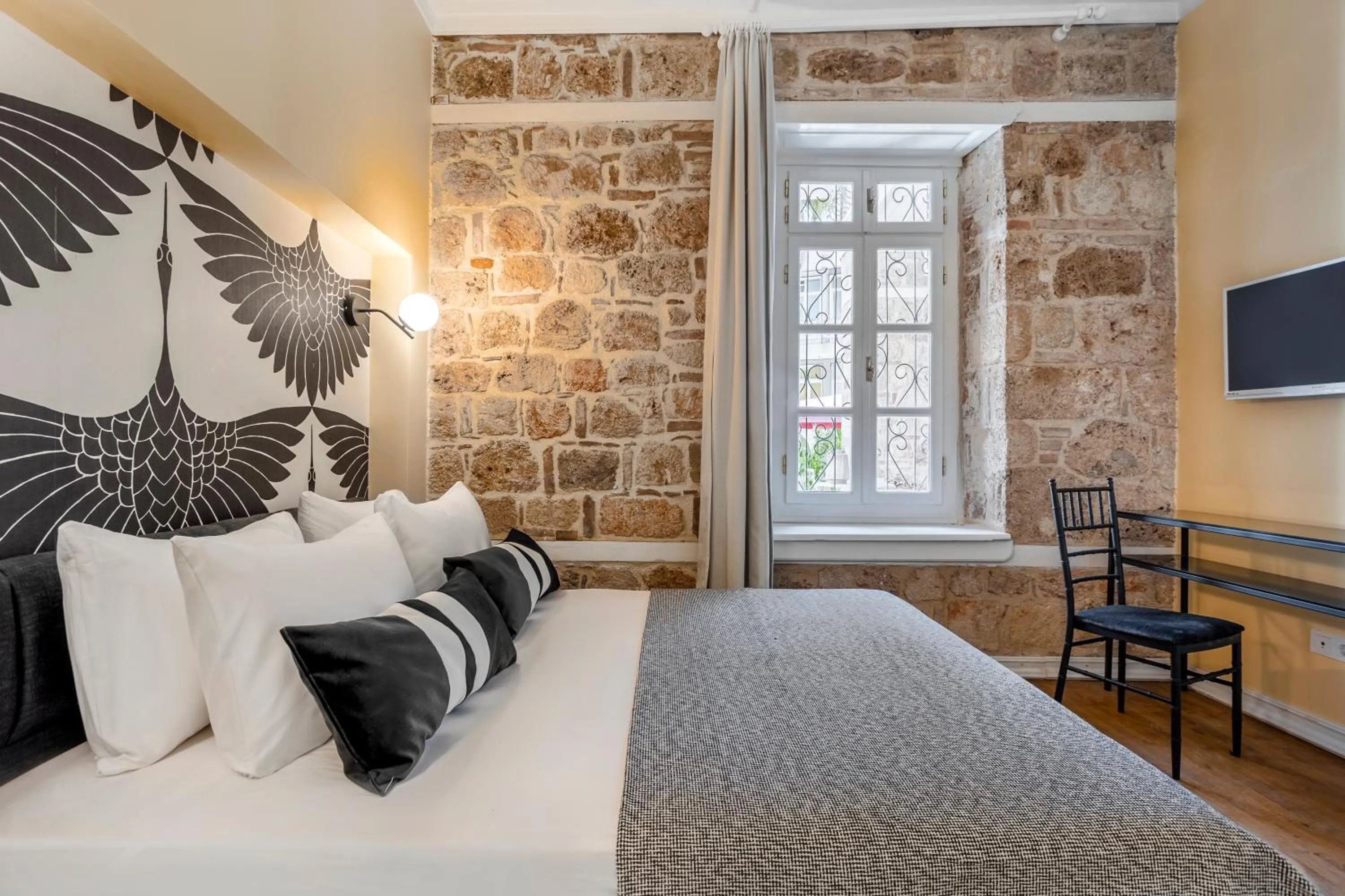 Photo of the whole room, Bed in Palmenhaus Antalya