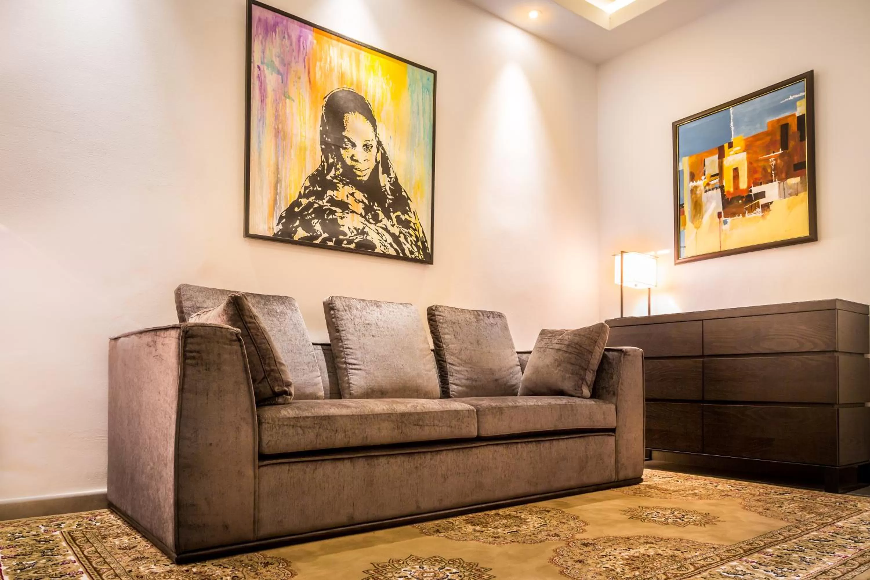 Living room in Azalaï Hôtel Nouakchott