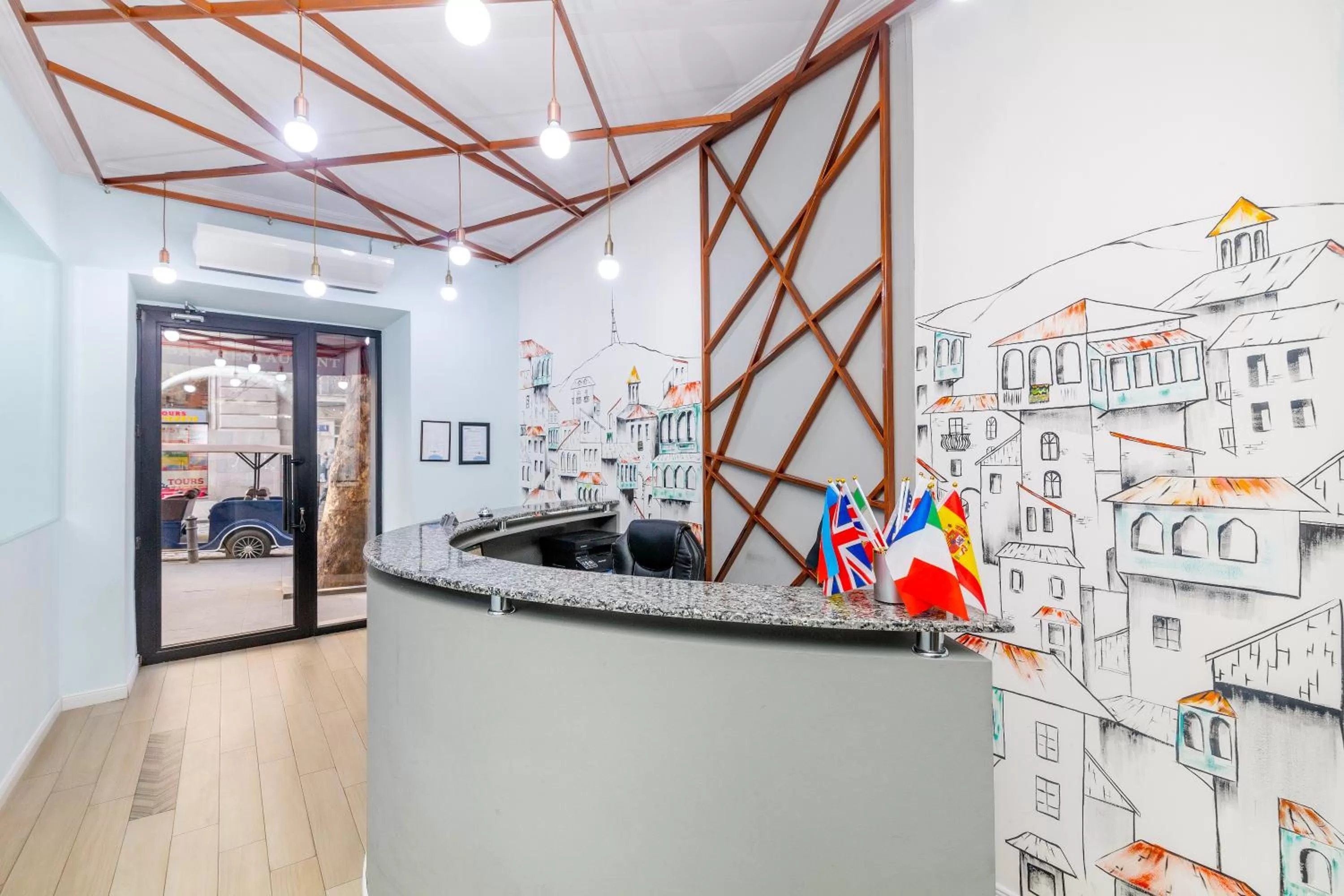 Lobby or reception in Hotel Marlyn