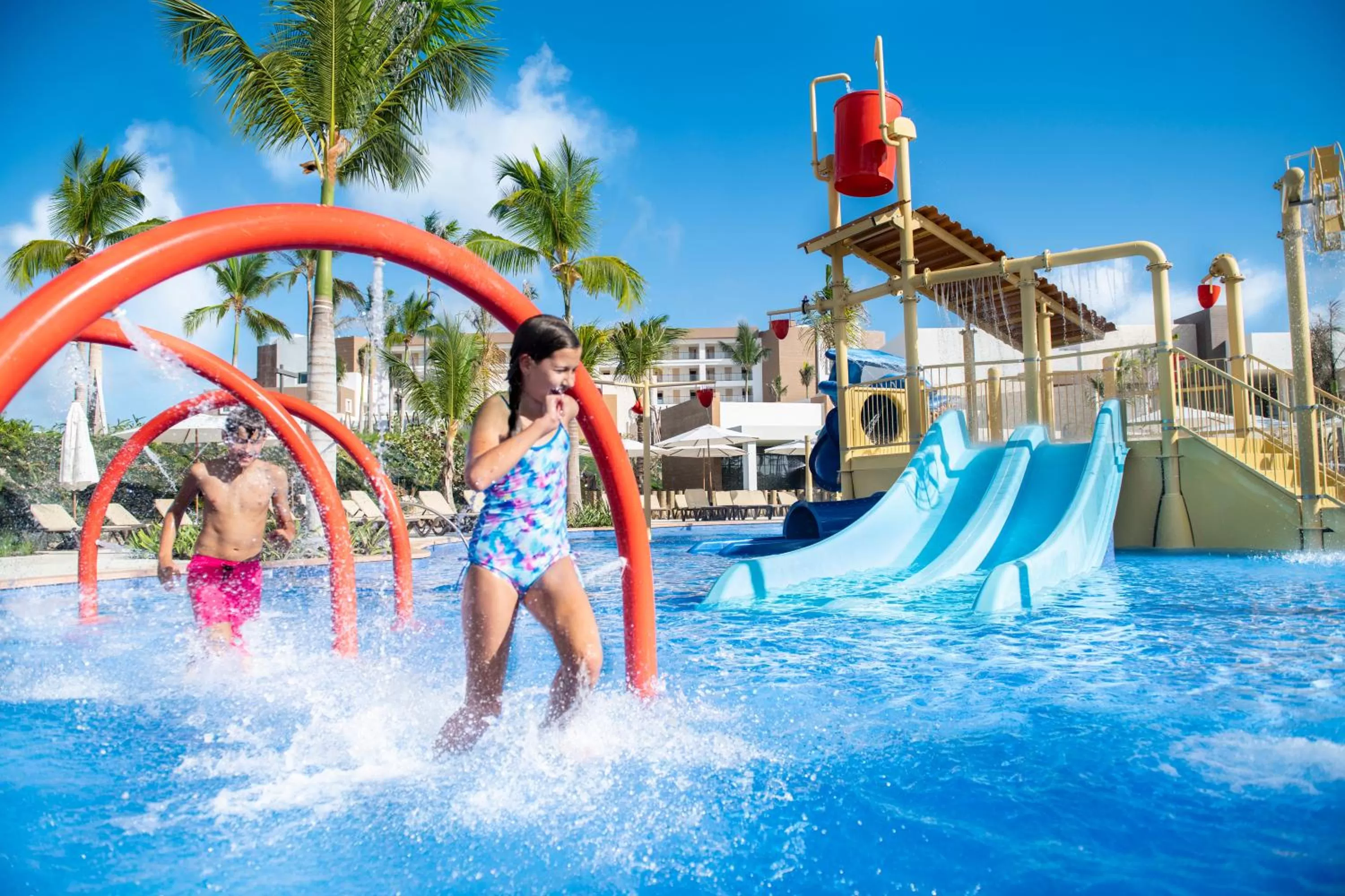 Aqua park in Hyatt Ziva Cap Cana