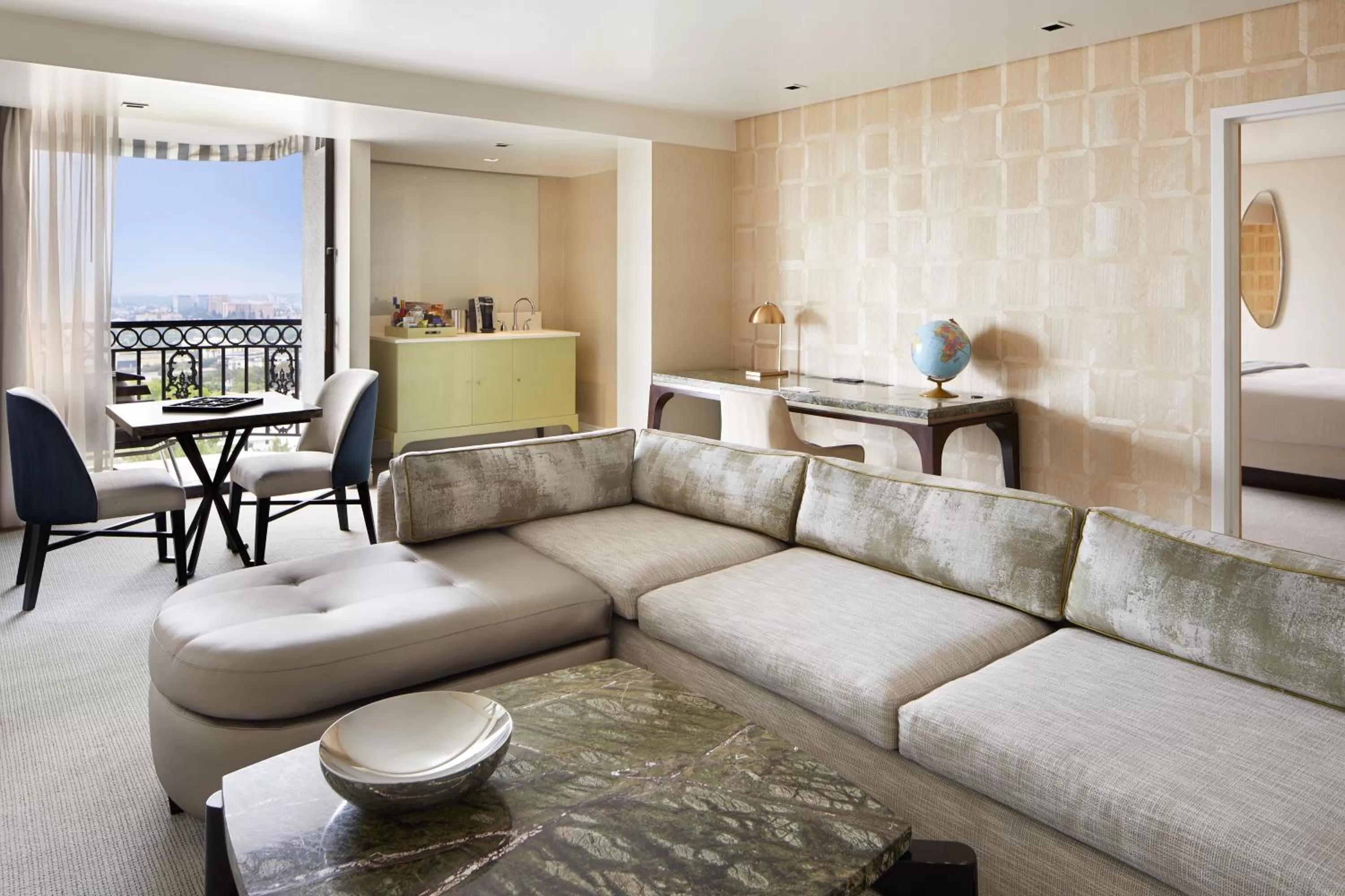 Living room in The London West Hollywood at Beverly Hills