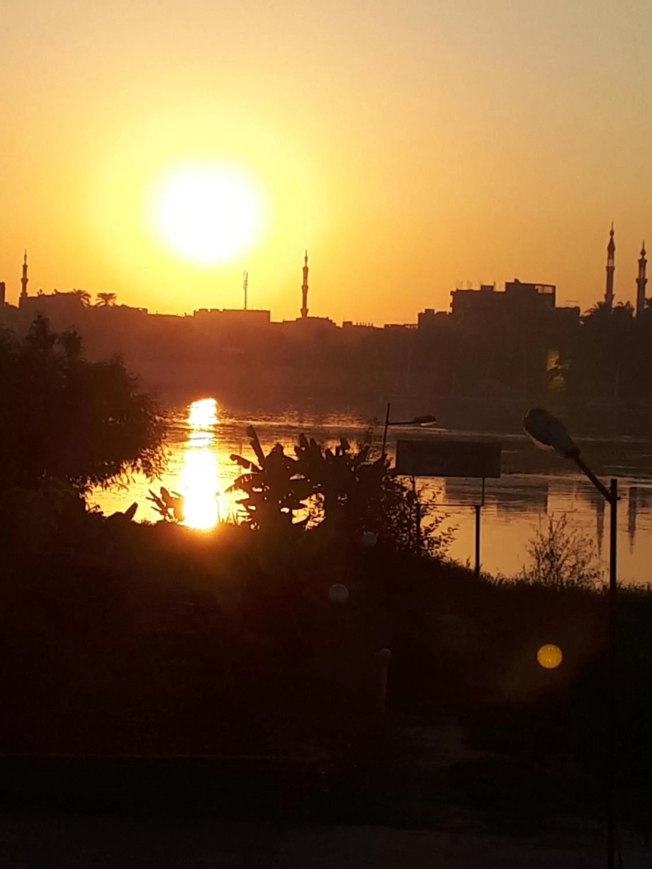 Sunset in Al Baeirat Hotel