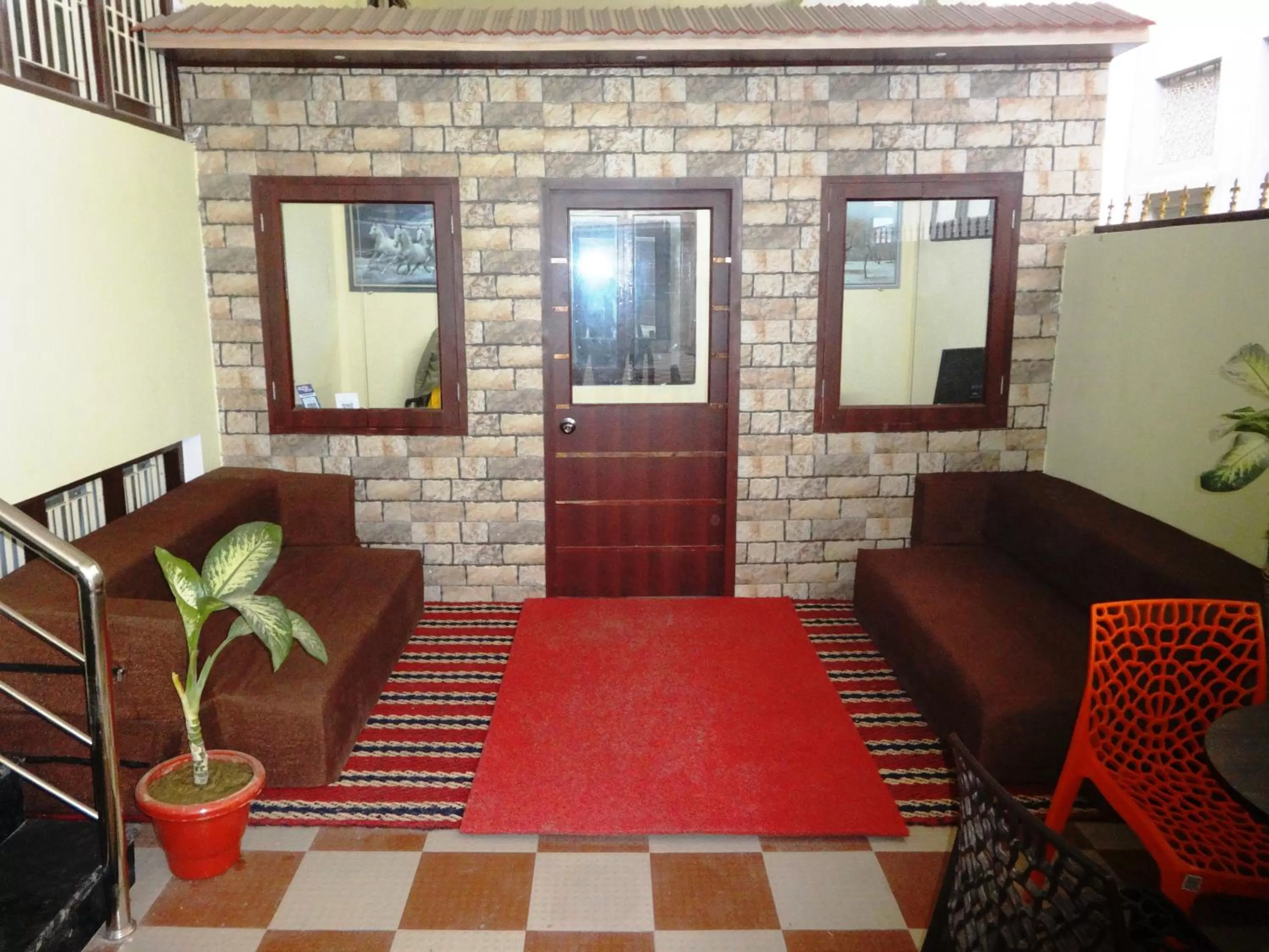 Lobby or reception in Foreigners Inn