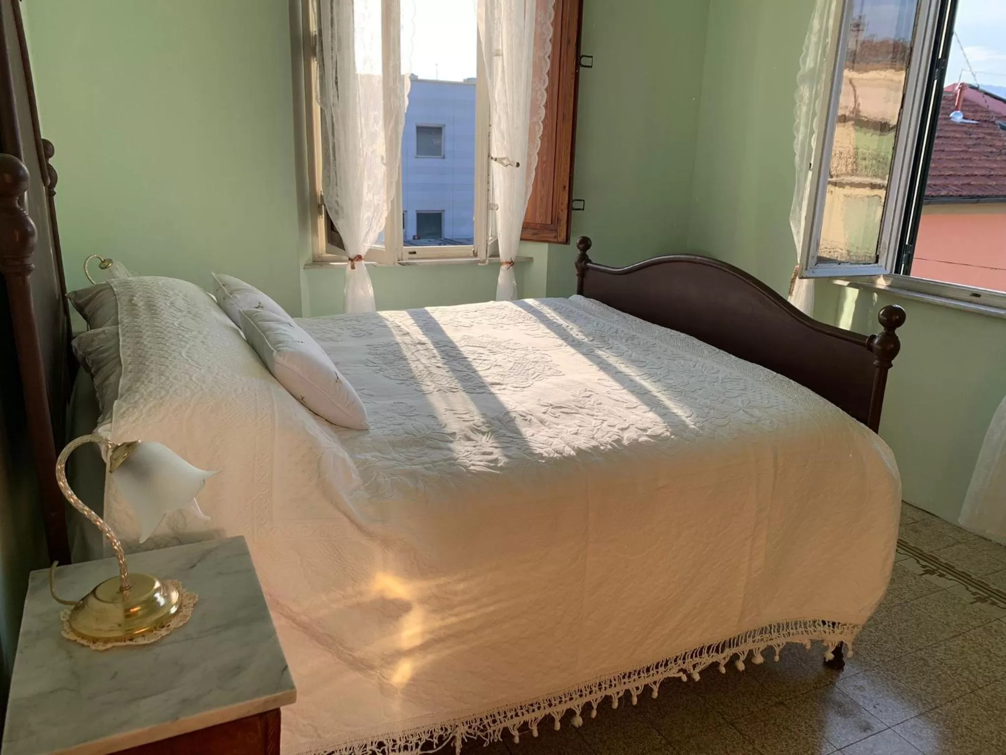 Bed in Villa Adelina