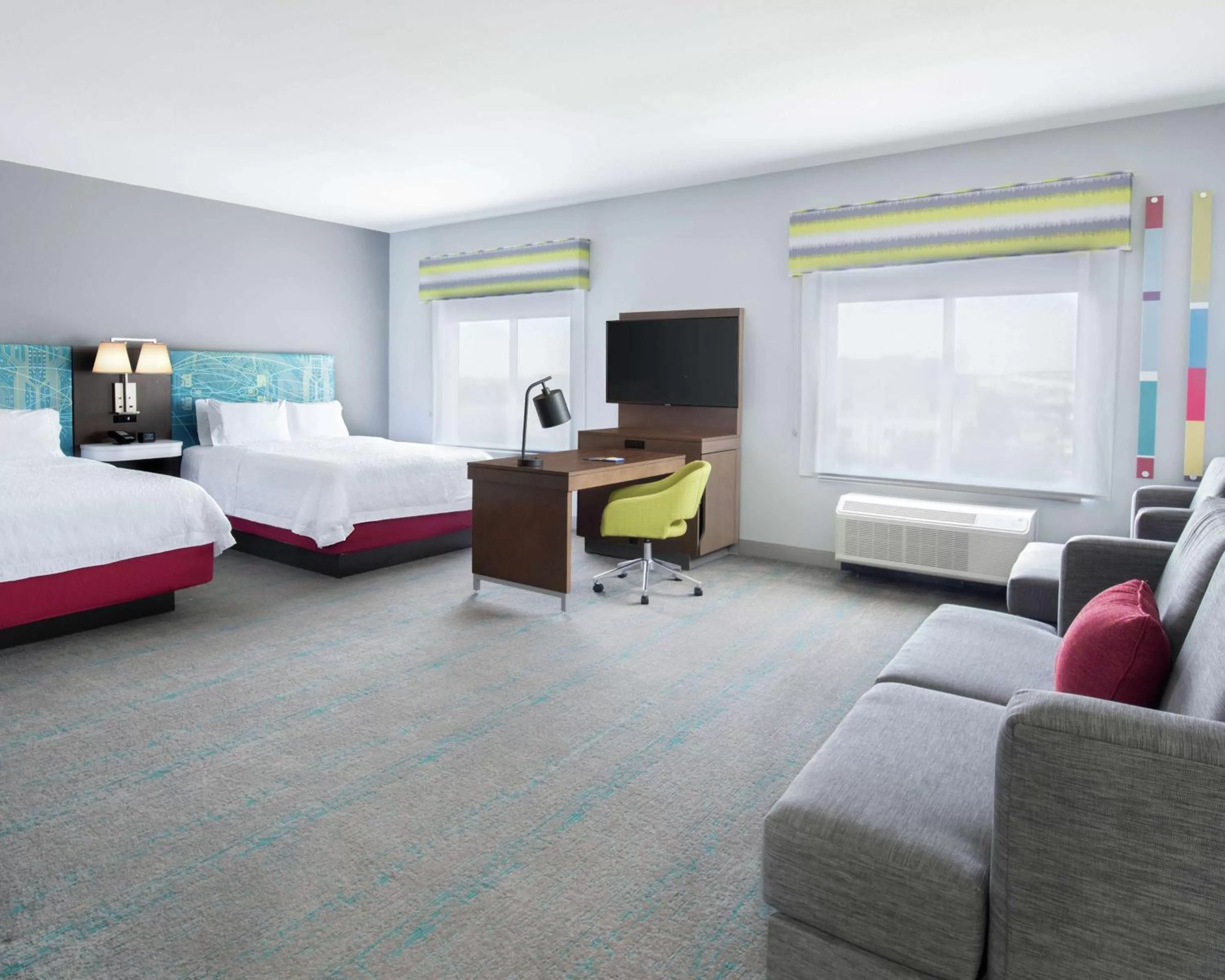 Bedroom, Bed in Hampton Inn & Suites Lubbock