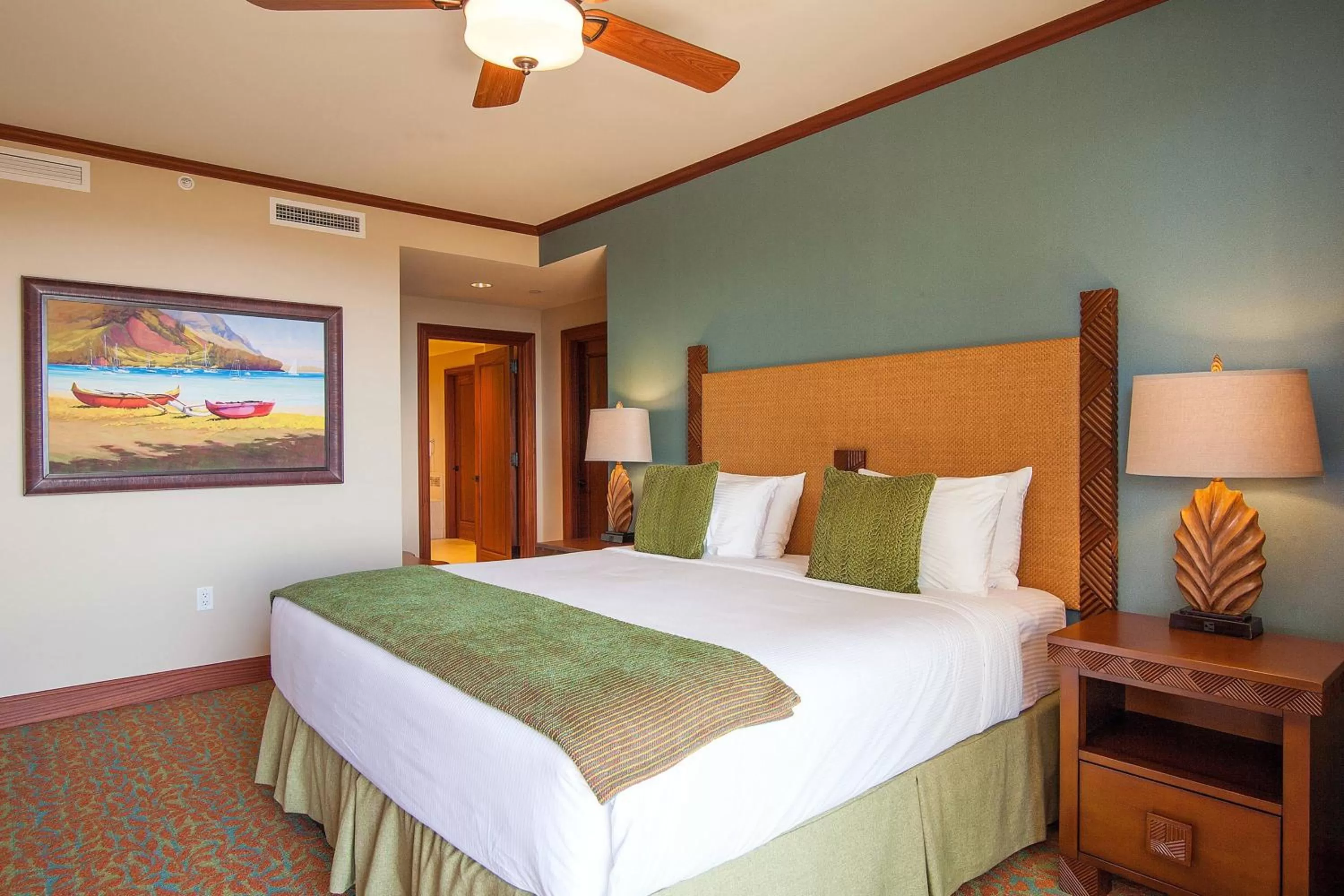 Bedroom, Bed in Koloa Landing Resort at Po'ipu, Autograph Collection