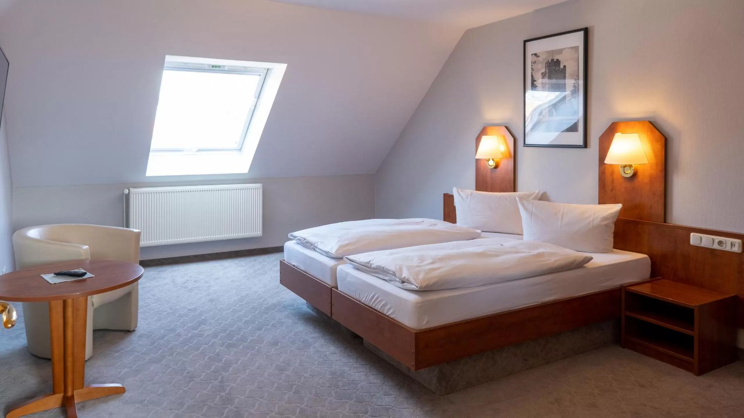 Bed in Hotel Am Uenglinger Tor