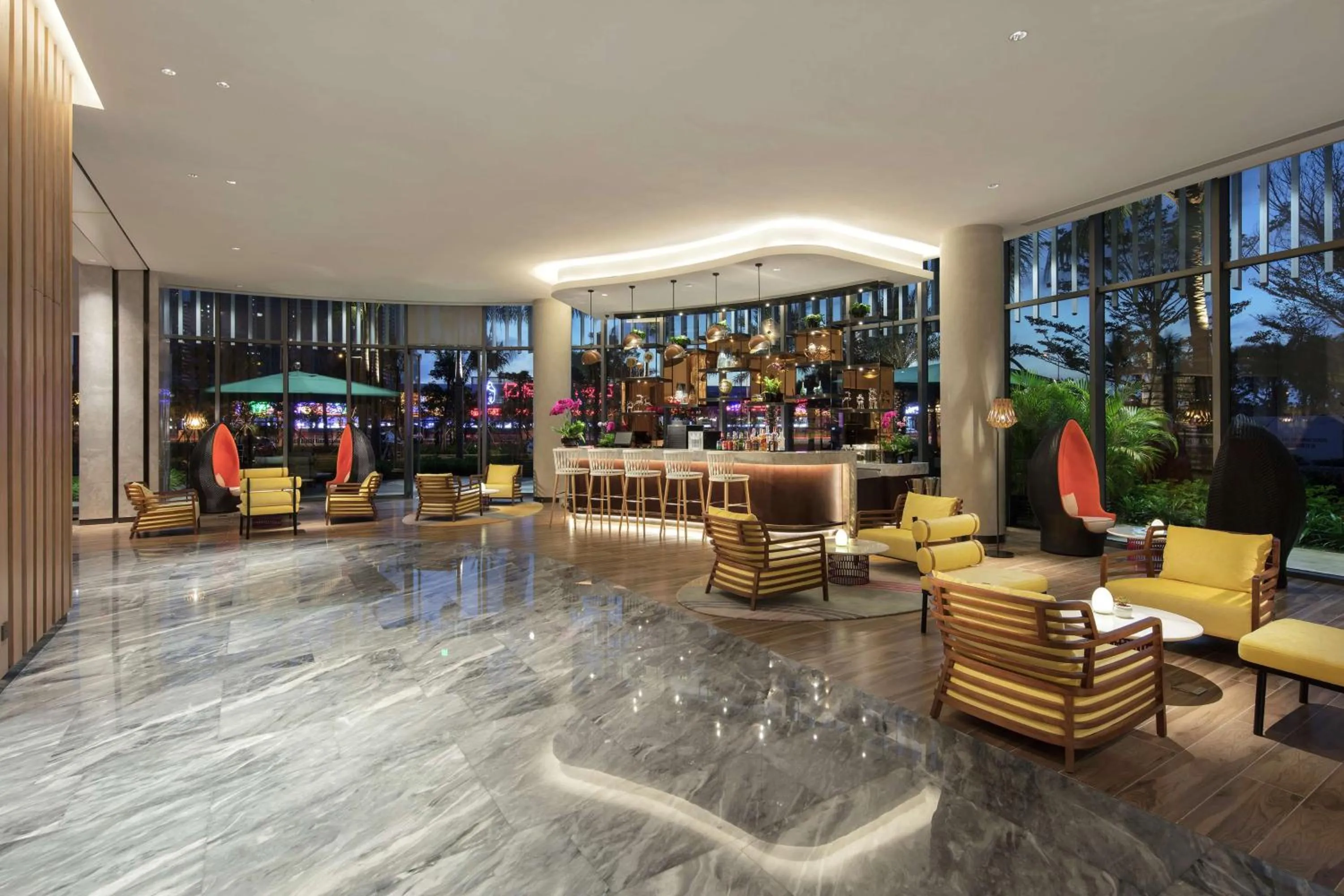 Lobby or reception in Hilton Garden Inn Sanya