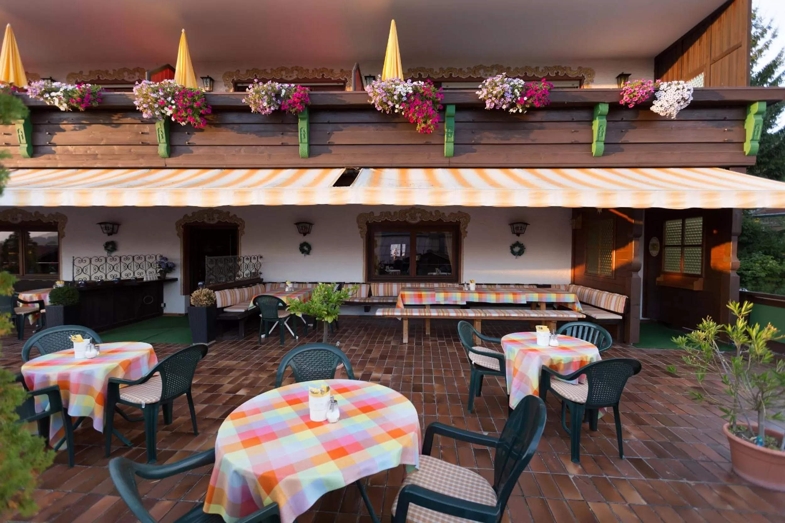 Balcony/Terrace in Hotel Sonnleiten