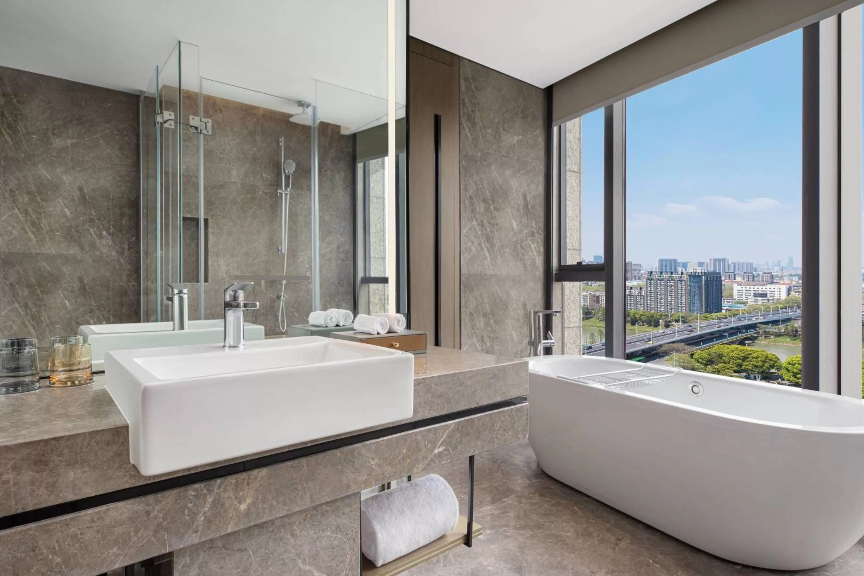 Bathroom in Courtyard by Marriott Nanjing Jiangning