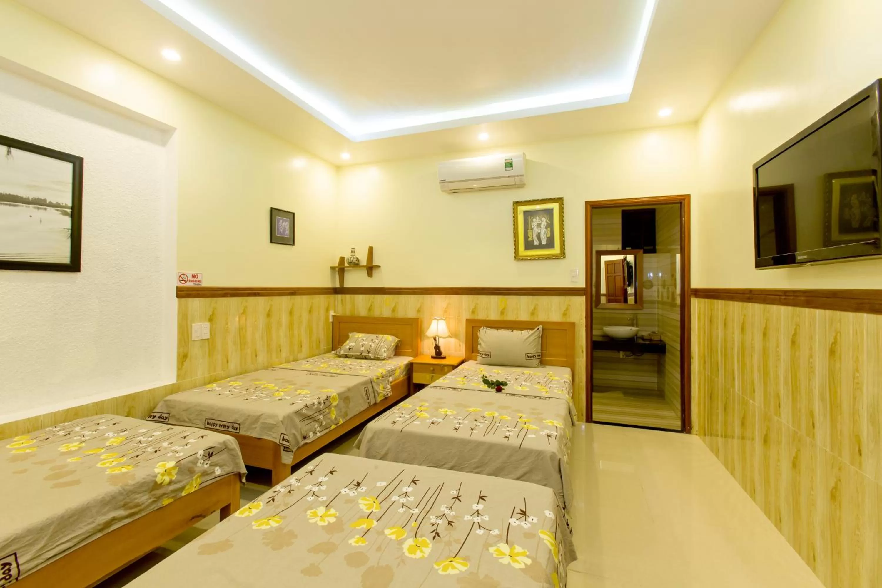 Bed in Qua Cam Tim Homestay