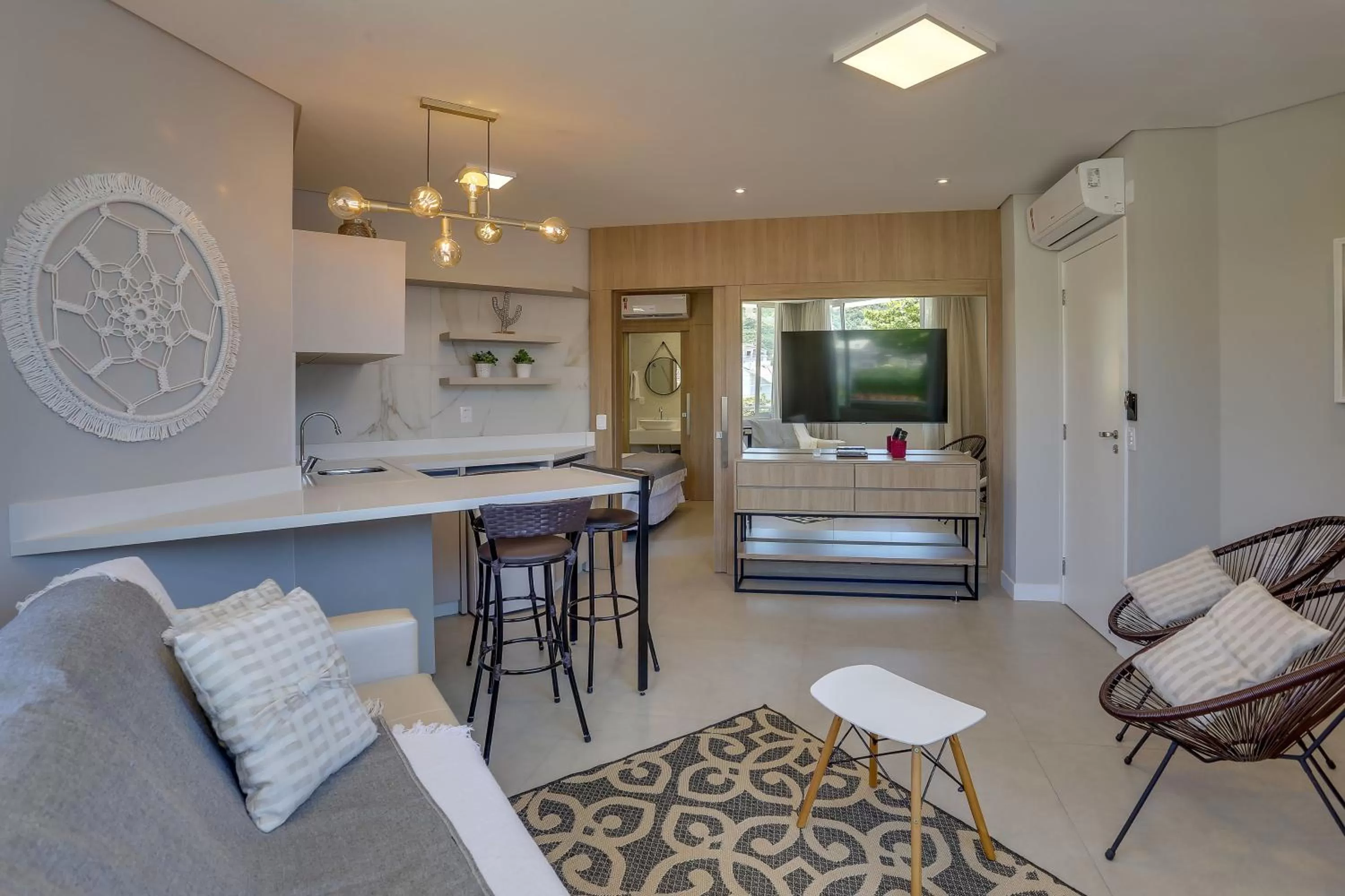 Living room in Hotel Sete Ilhas