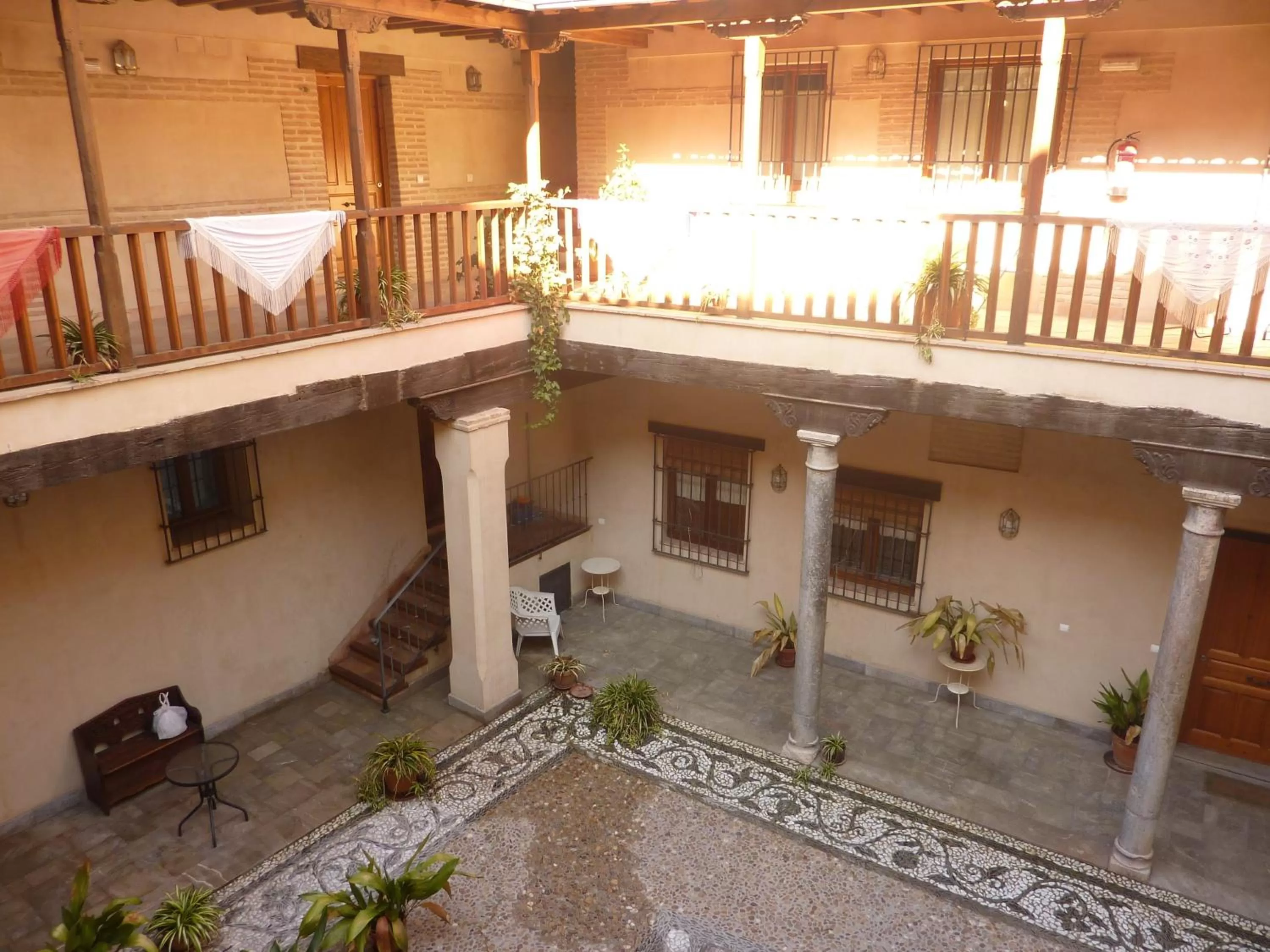 Patio in Abadia Suites
