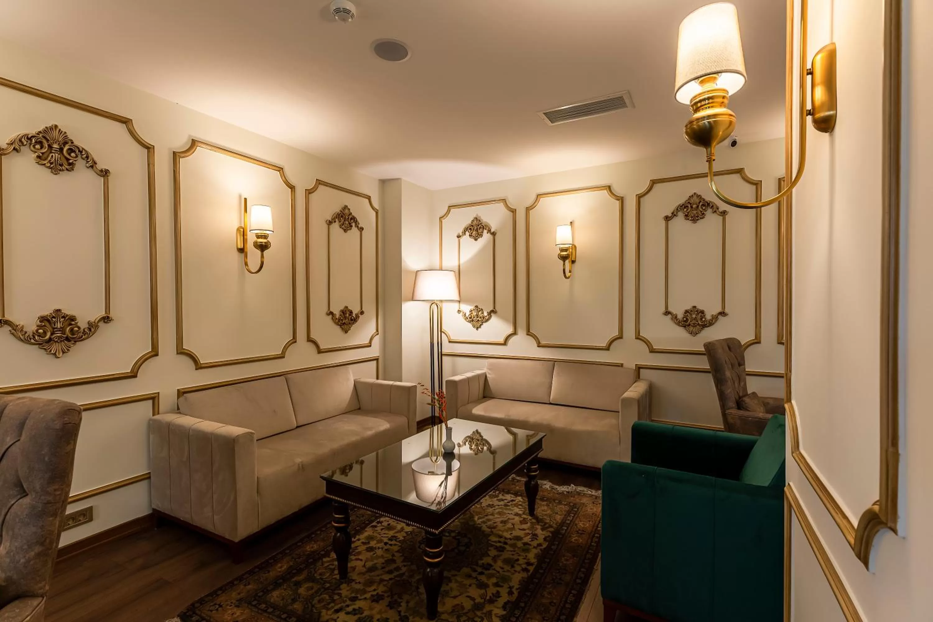 Lobby or reception in Marble Hotel