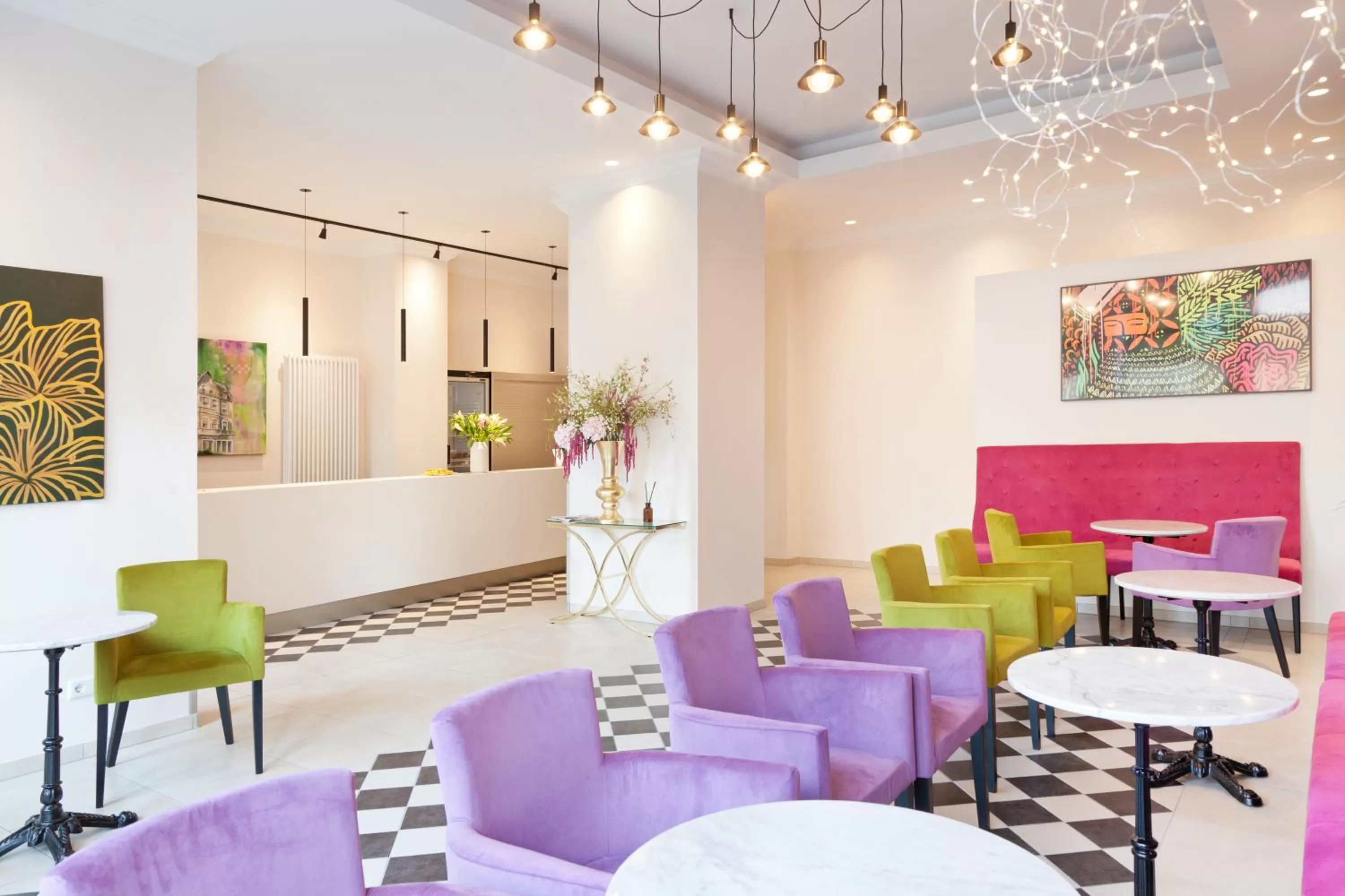 Lobby or reception in Hotel Engelbert