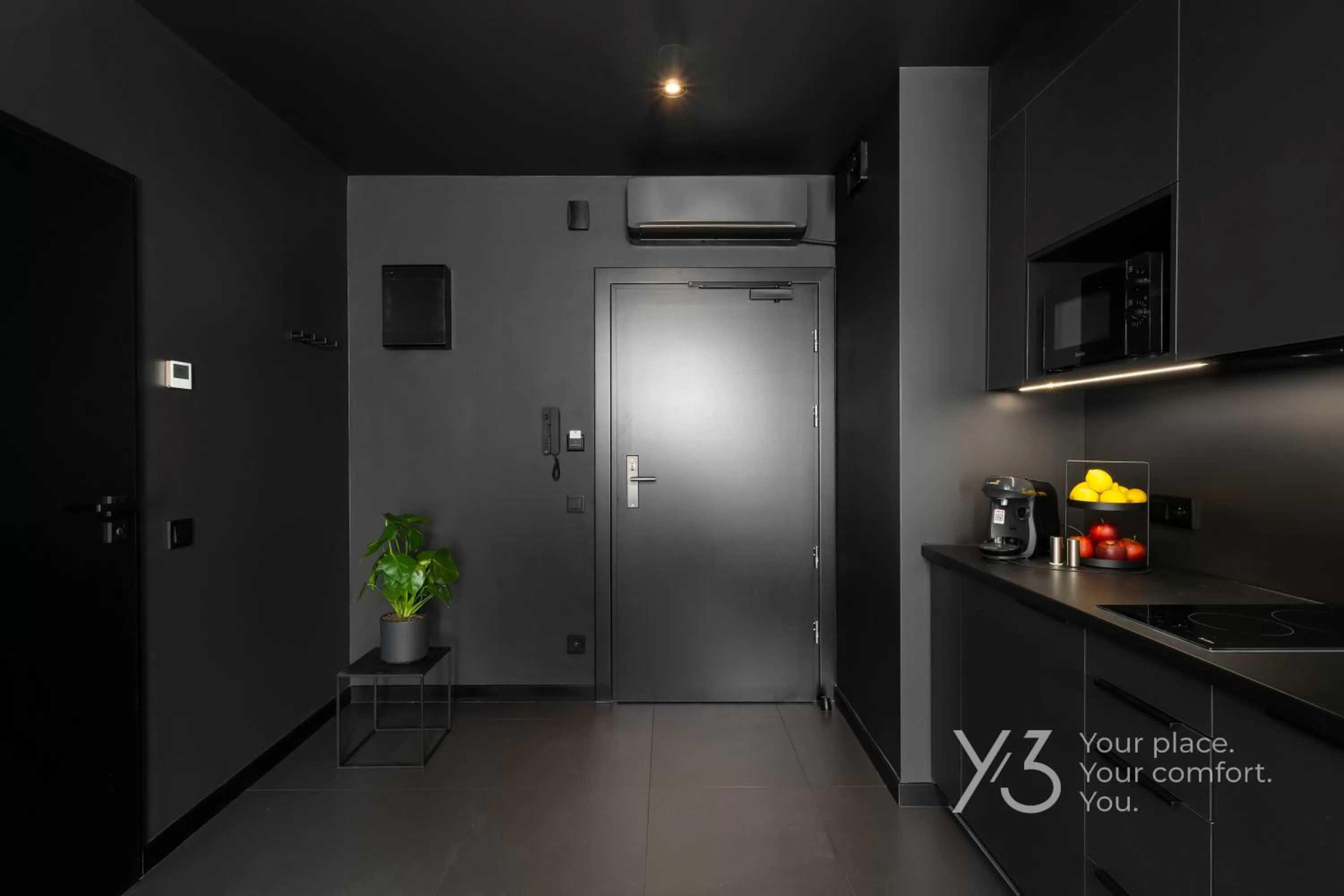 Kitchen or kitchenette in Saint Martin by Y3 Hotels, Old Town with Wellness