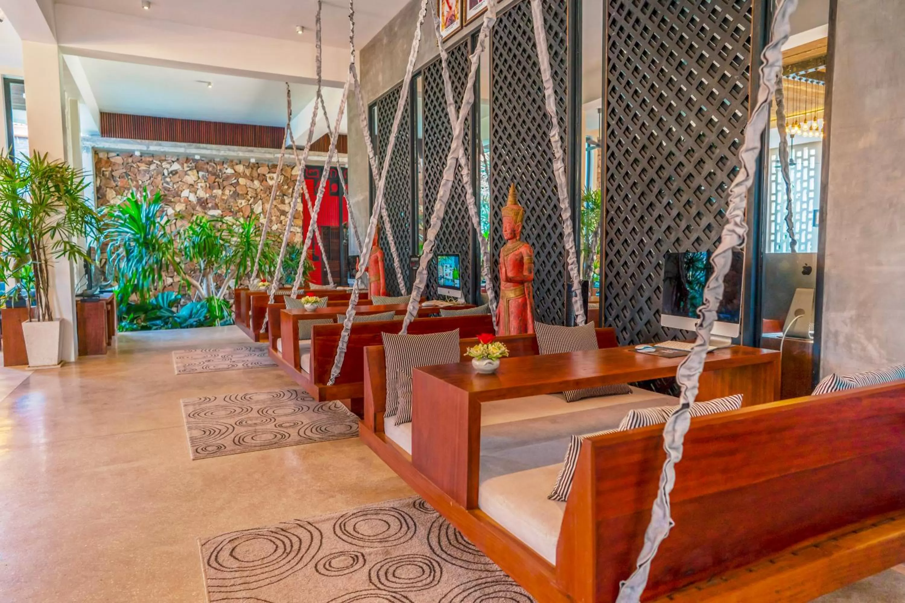 Lobby or reception in The Villa by Metta