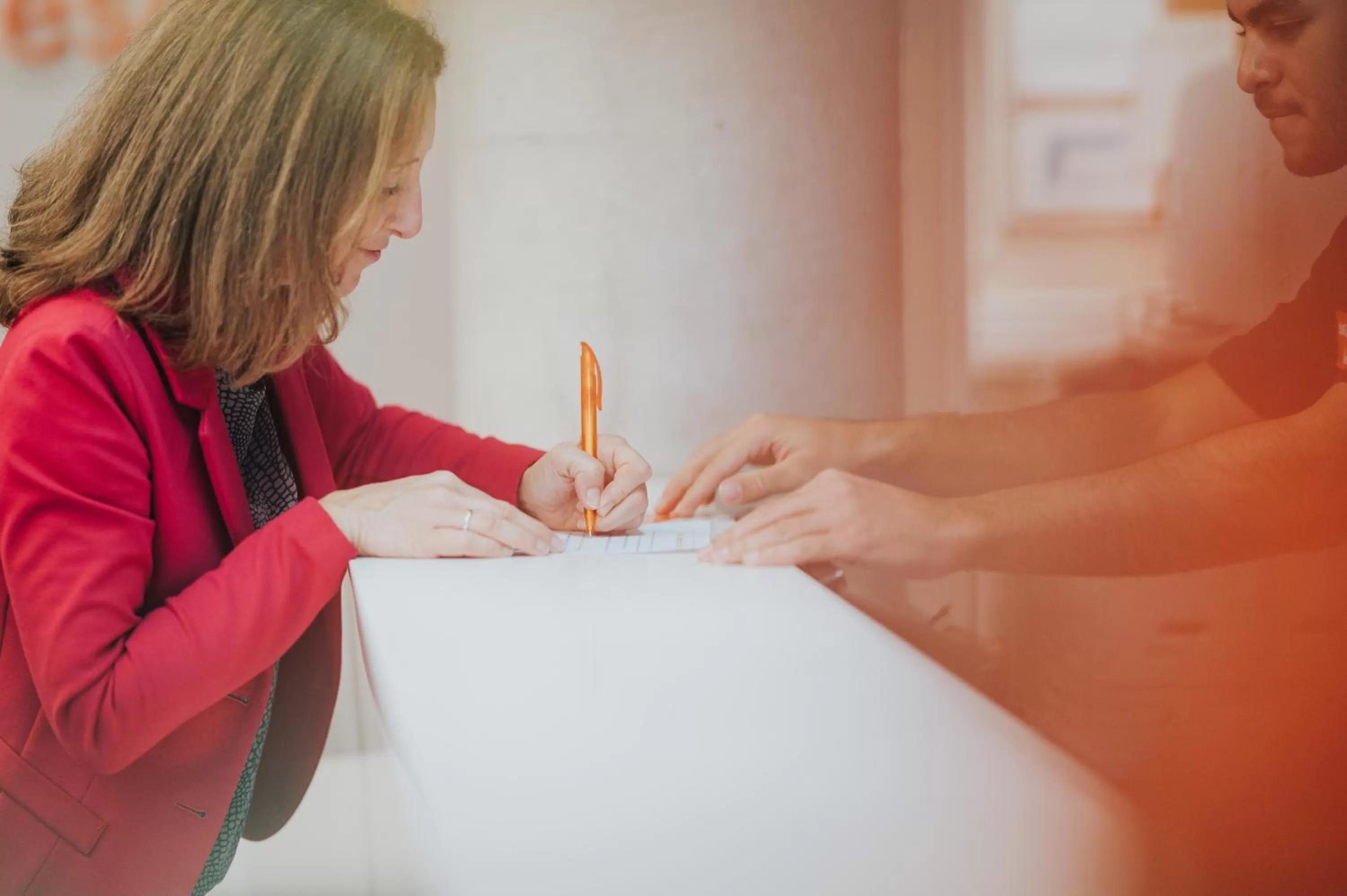 Lobby or reception in easyHotel Berlin Hackescher Markt
