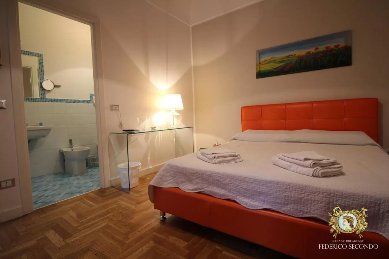 Bed in Federico Secondo B&B