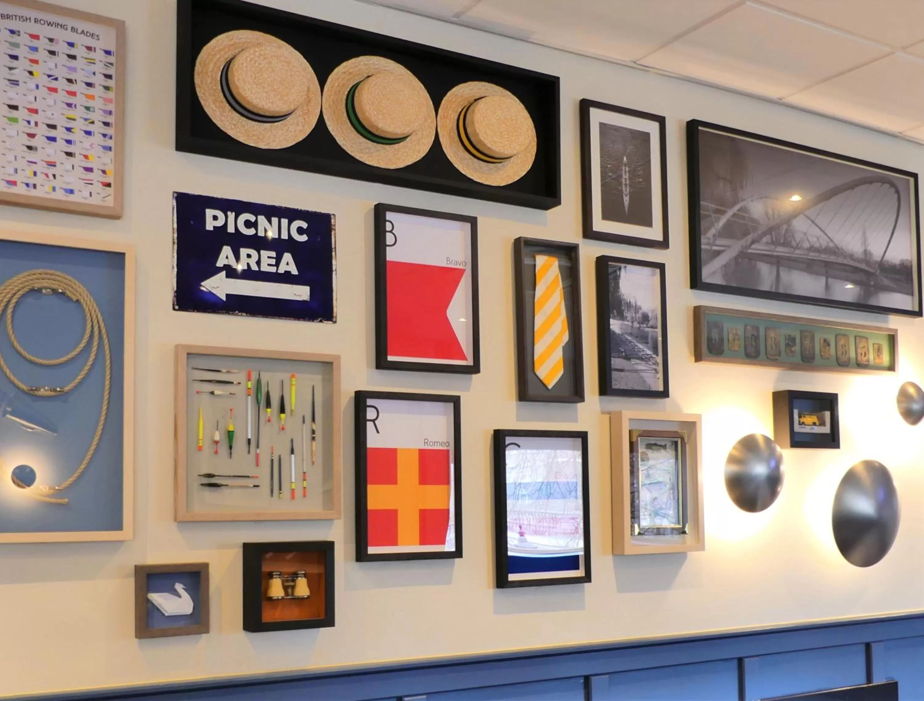 Decorative detail in Mercure Bedford Centre Hotel