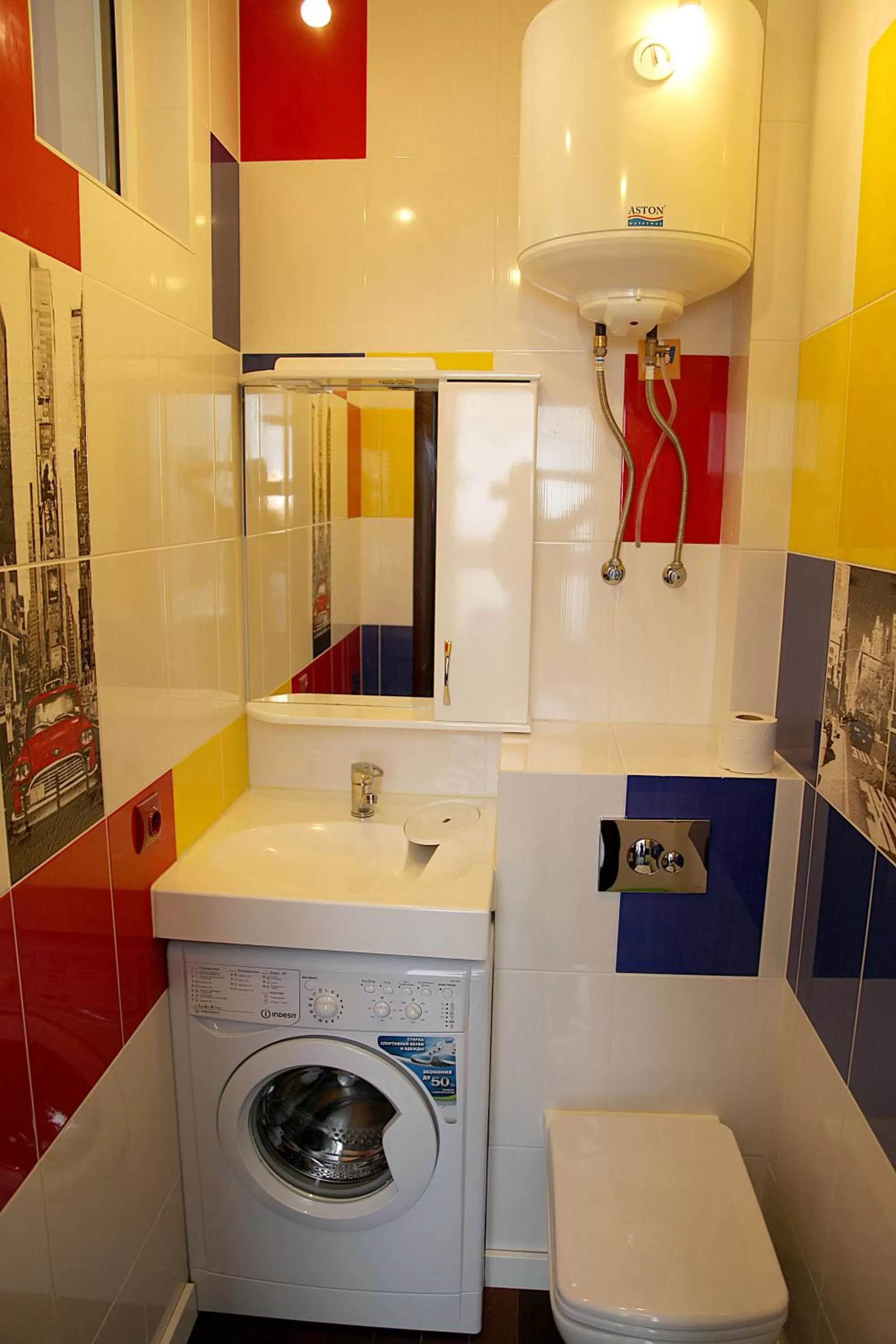 Bathroom in irisHotels