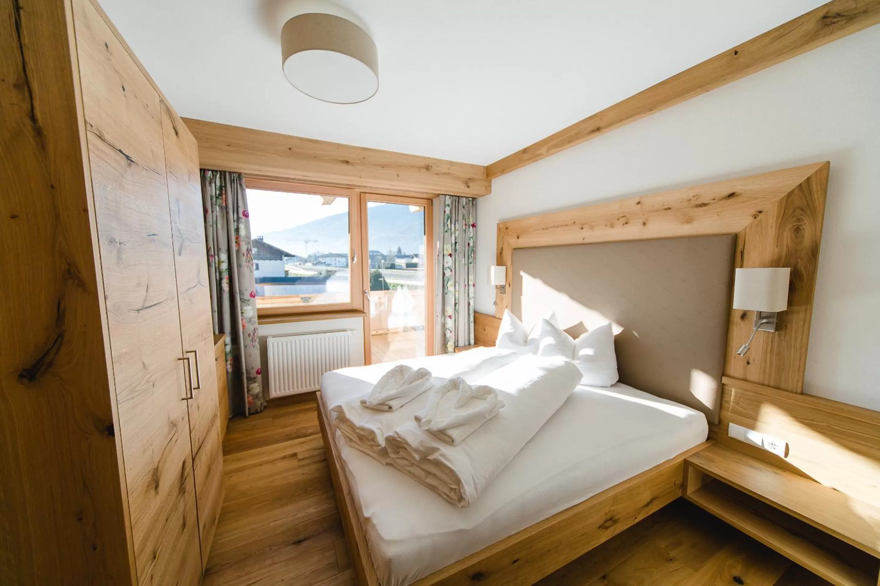 Bedroom, Bed in Hotel Giessenbach