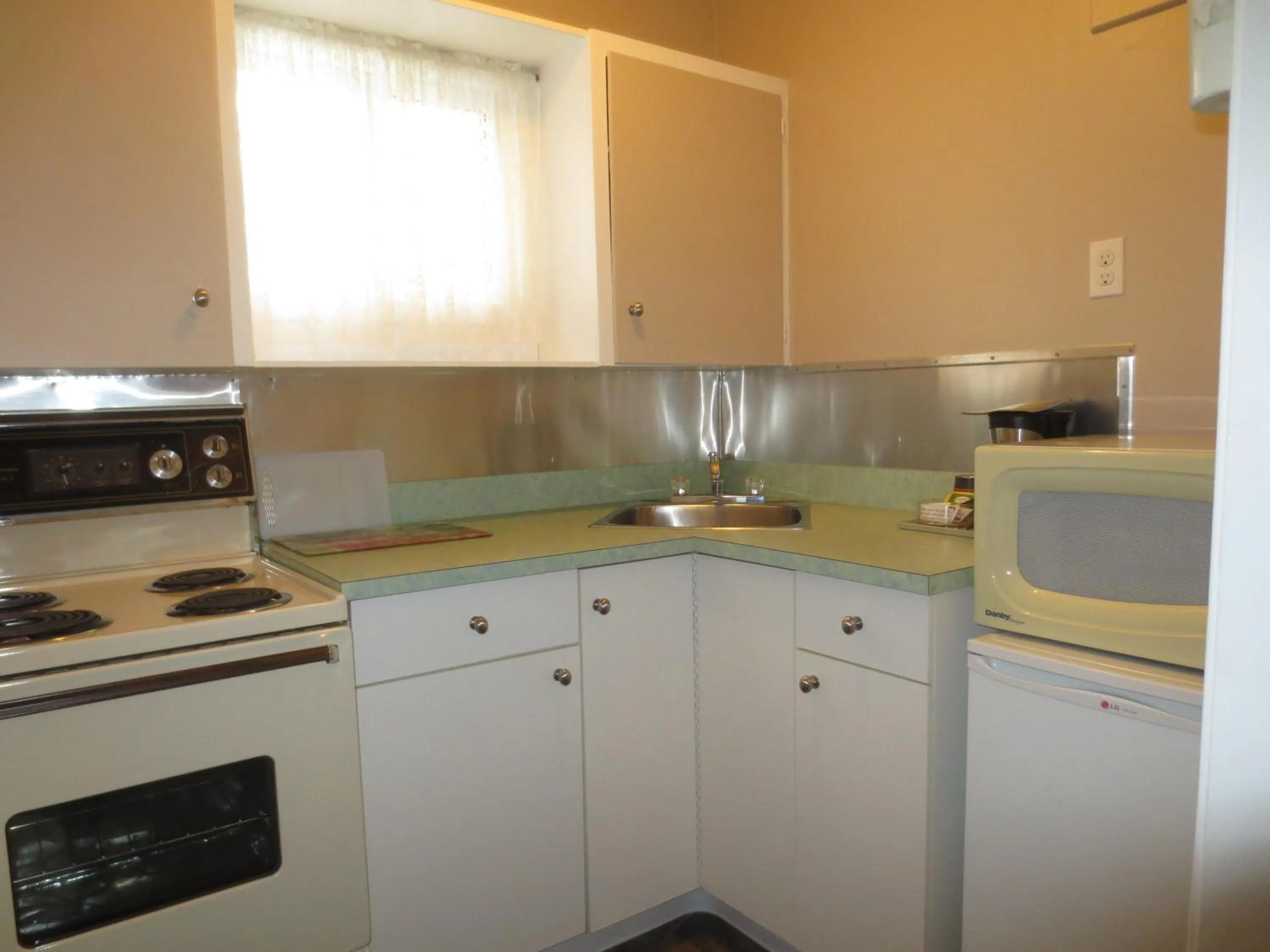 Kitchen or kitchenette in Overlander Motel