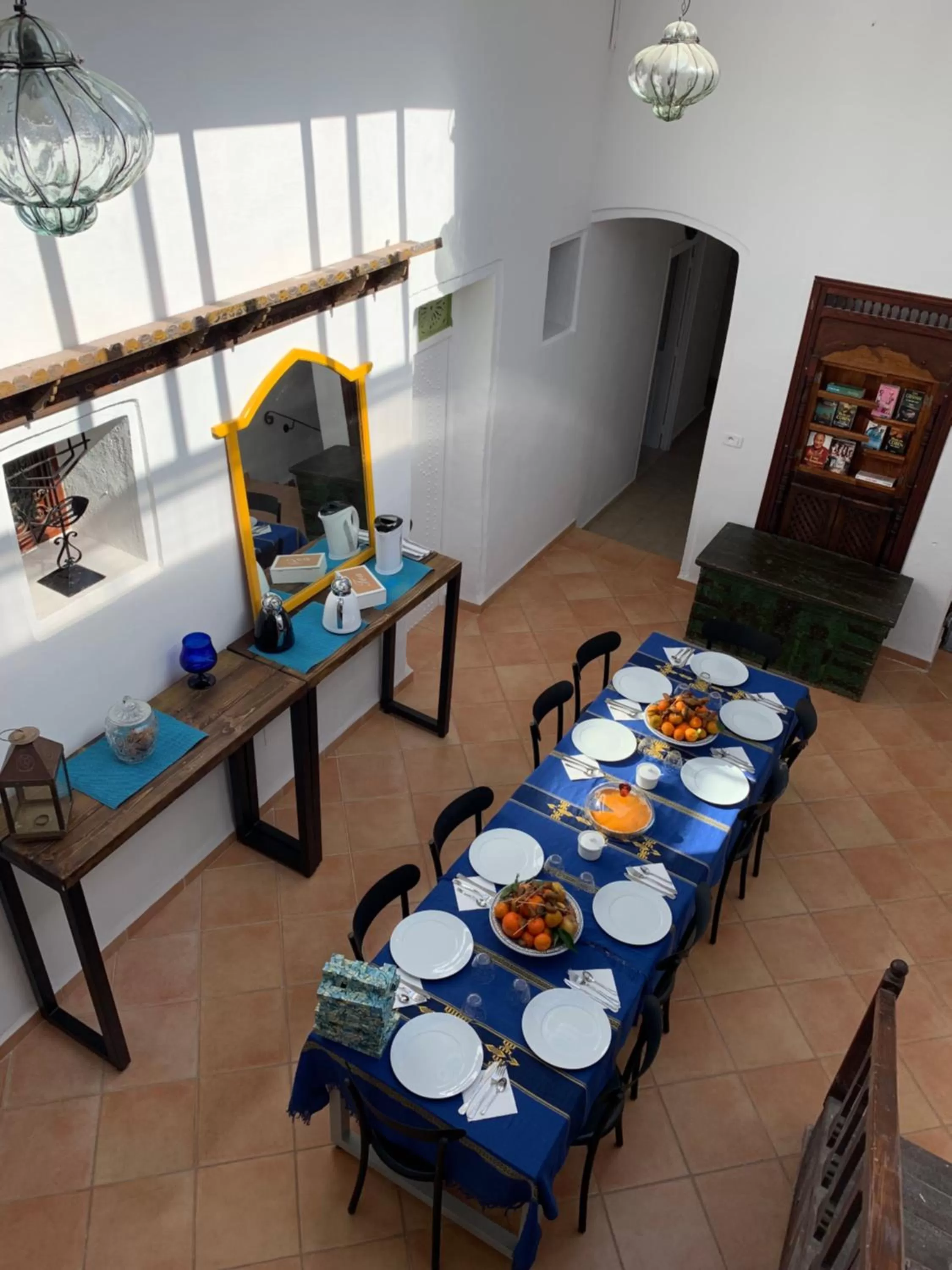 Dining area in Dar Lola