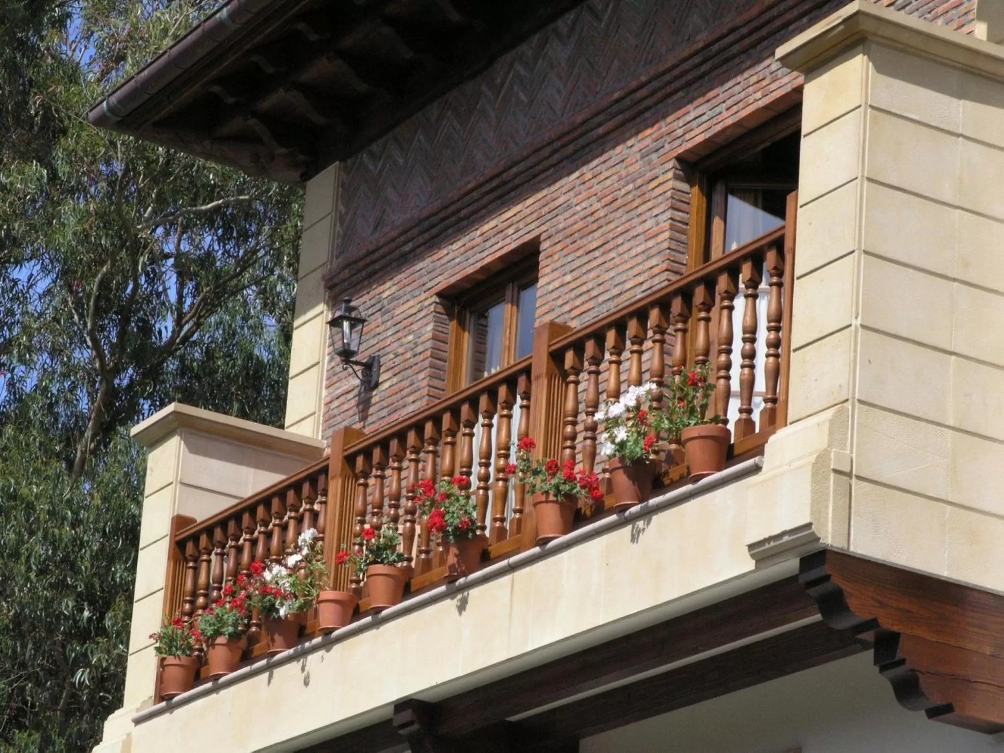 Balcony/Terrace in Hotel Posada La Robleda