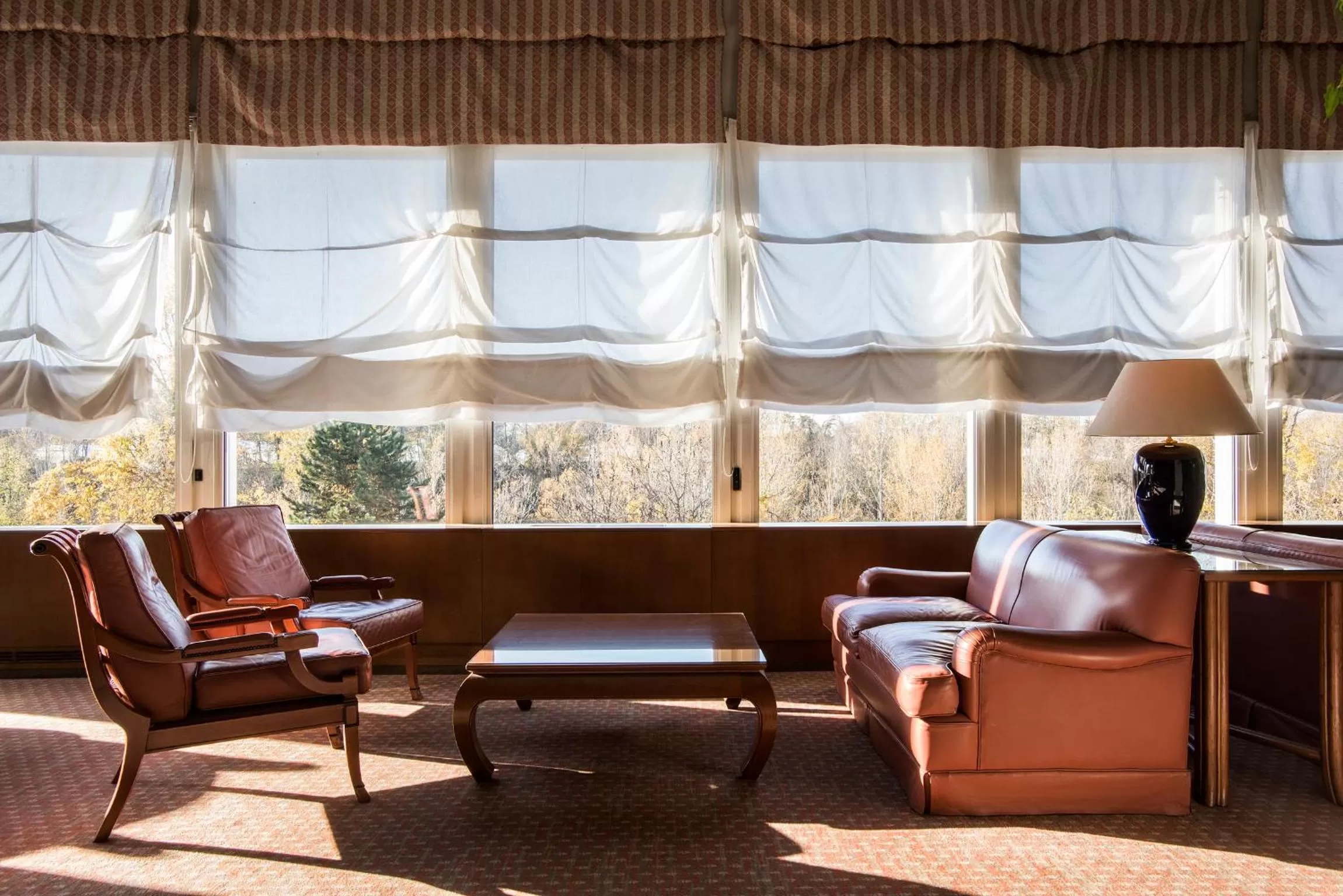 Communal lounge/ TV room in FlyOn Hotel & Conference Center