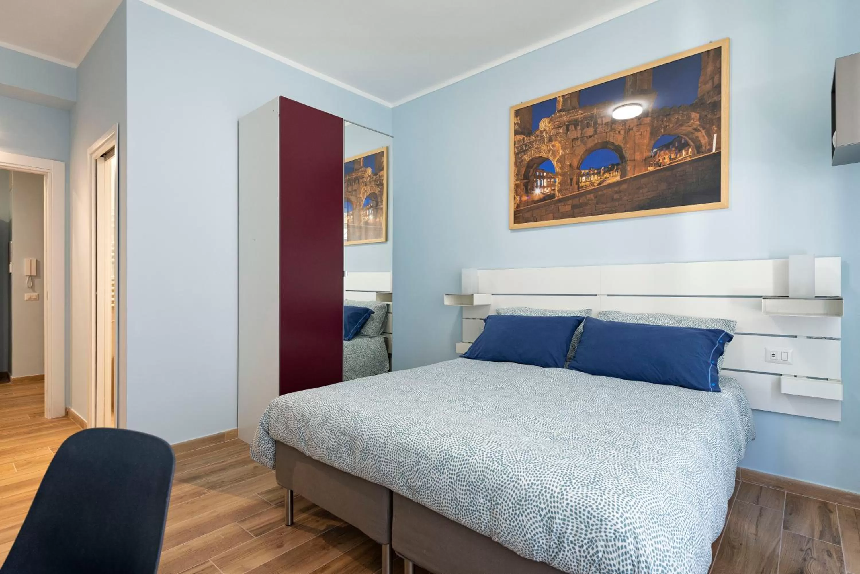 Bedroom, Bed in RomeCookSea Guest House