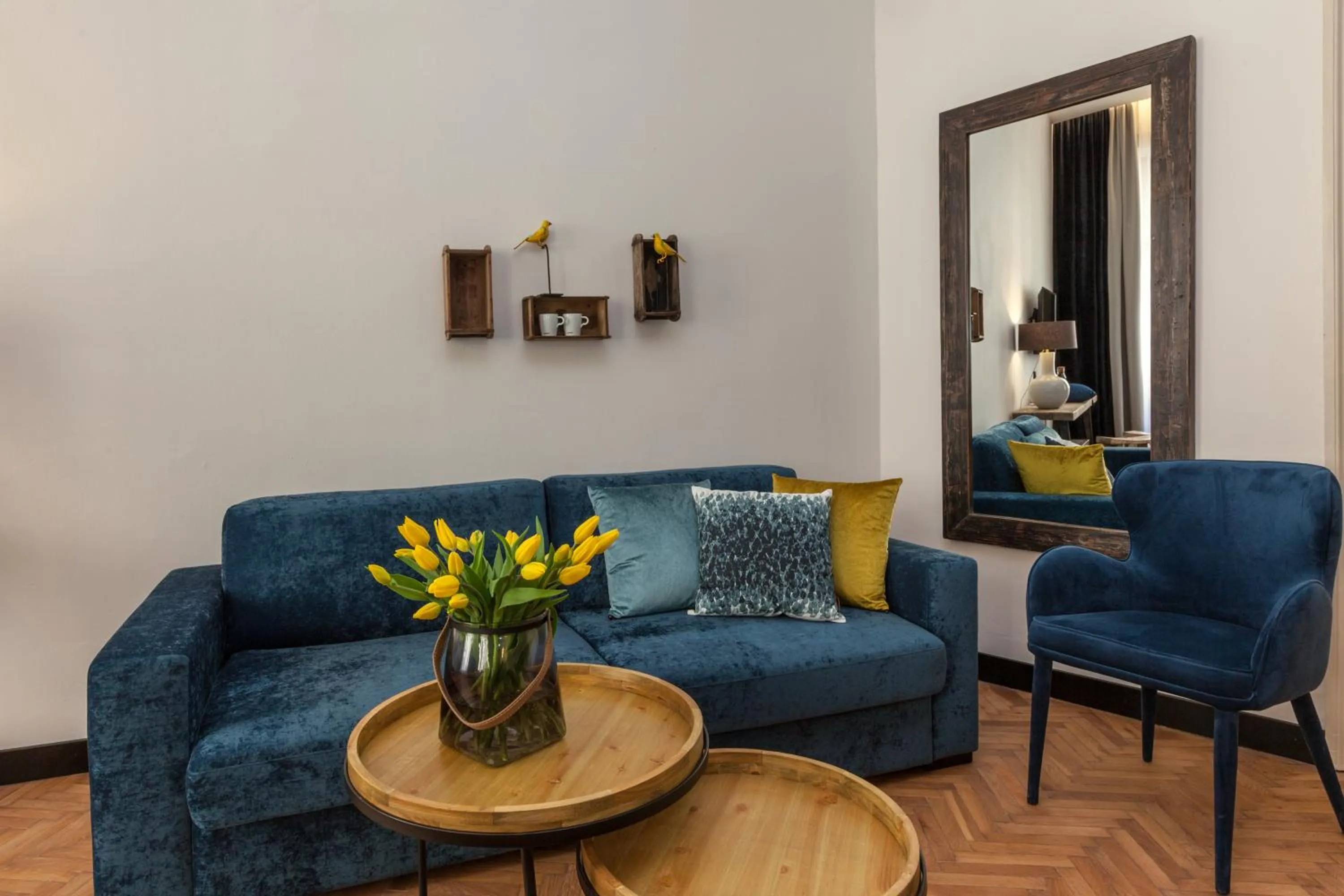 Seating area in Antik Hotel Prague